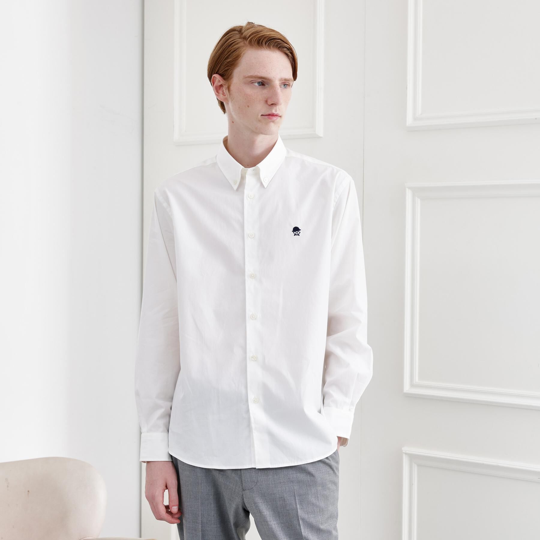 TAKEO KIKUCHI「【LIMITED】ワンポイント刺繍ボタンダウンシャツ」|シャツ・ブラウス|