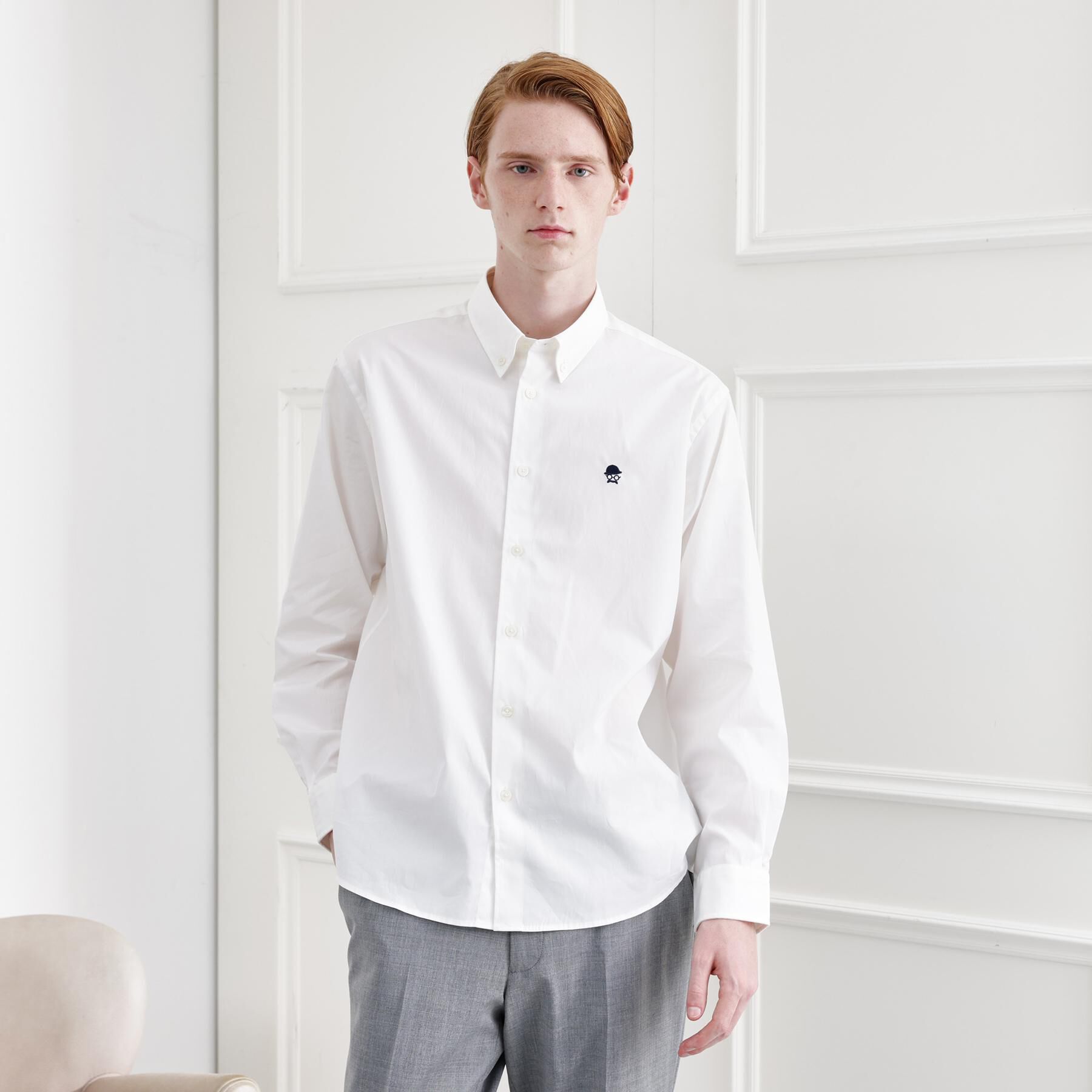 TAKEO KIKUCHI「【LIMITED】ワンポイント刺繍ボタンダウンシャツ」|シャツ・ブラウス|