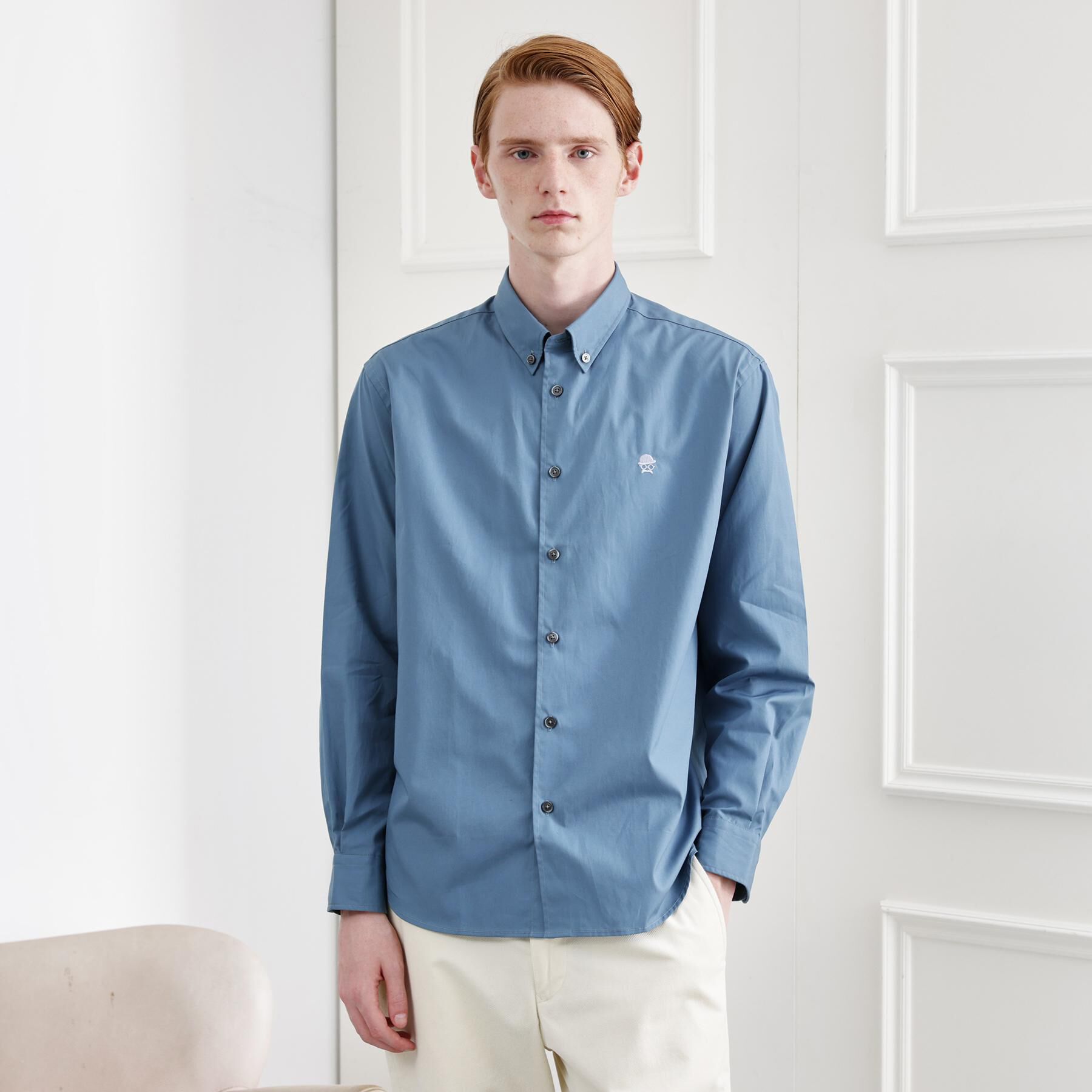 TAKEO KIKUCHI「【LIMITED】ワンポイント刺繍ボタンダウンシャツ」|シャツ・ブラウス|