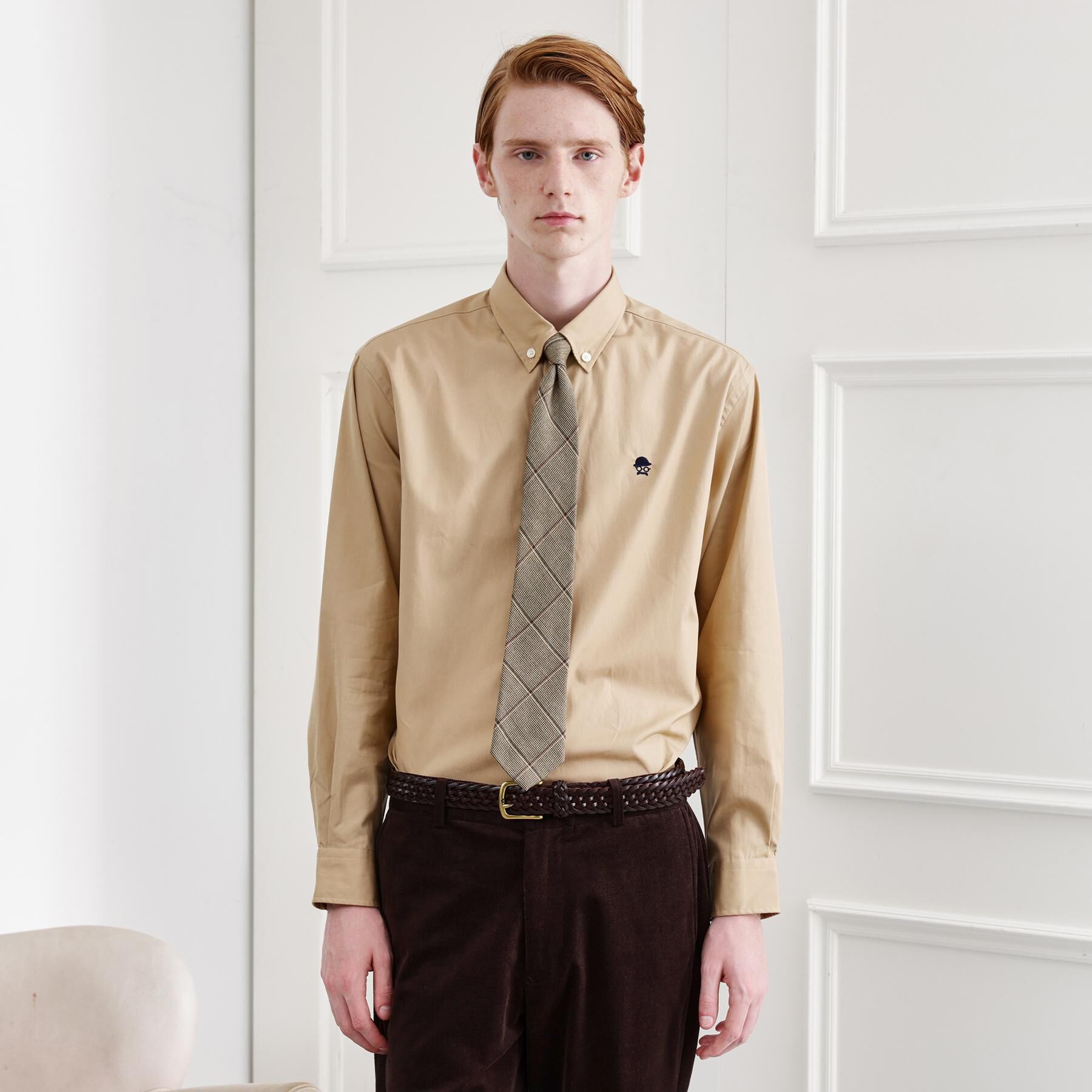 TAKEO KIKUCHI「【LIMITED】ワンポイント刺繍ボタンダウンシャツ」|シャツ・ブラウス|