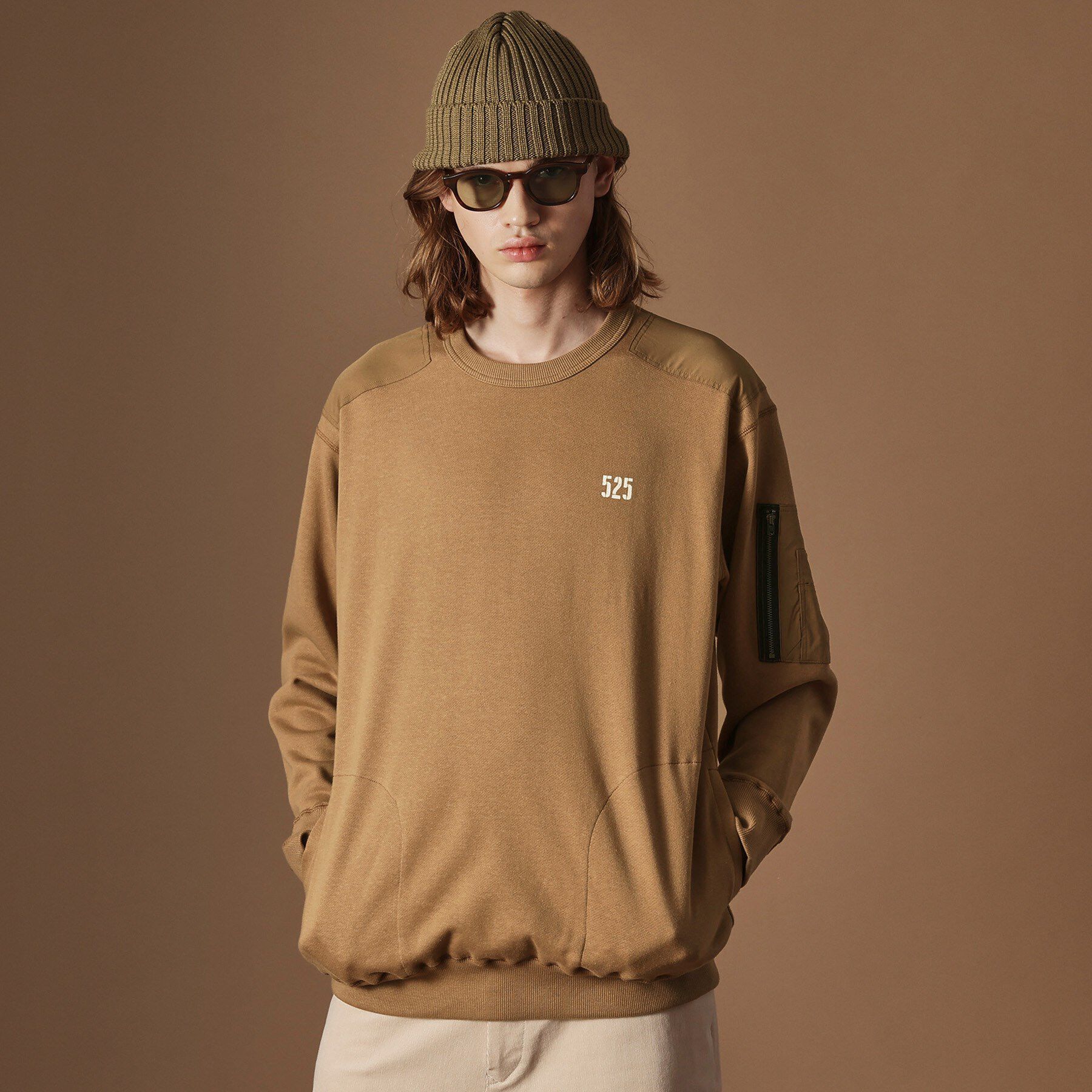 40CARATS&525「【Sサイズ～】525ミリタリートレーナー」|パーカー|