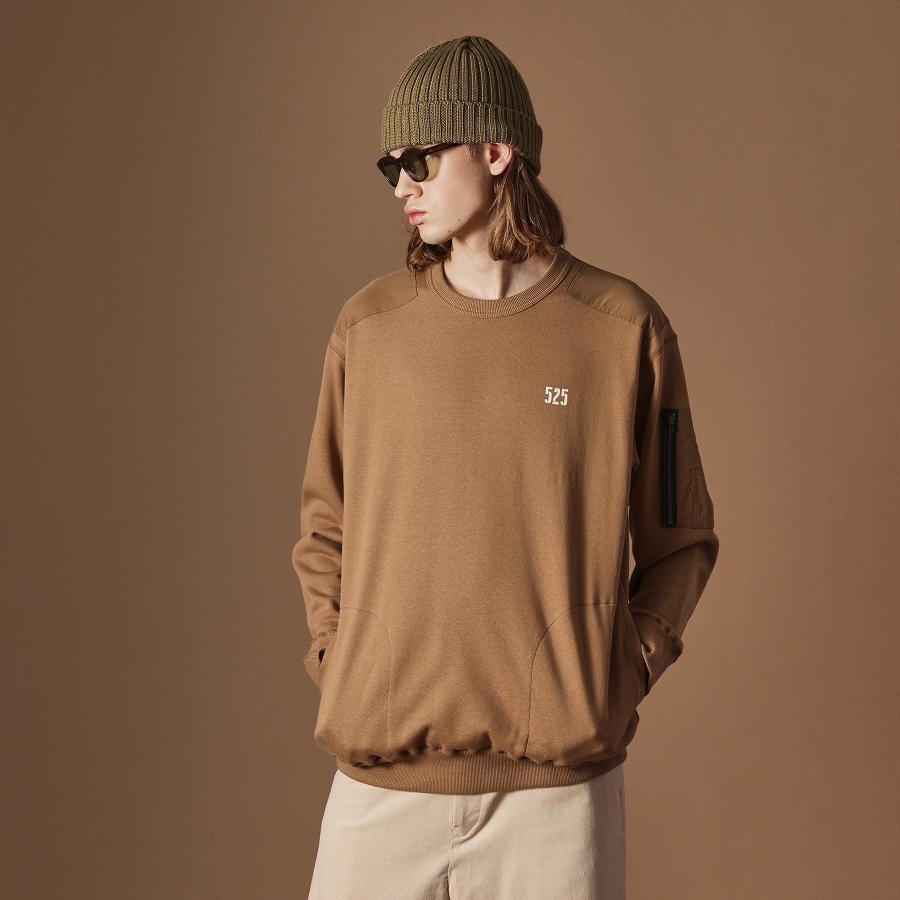 40CARATS&525「【Sサイズ～】525ミリタリートレーナー」|パーカー|