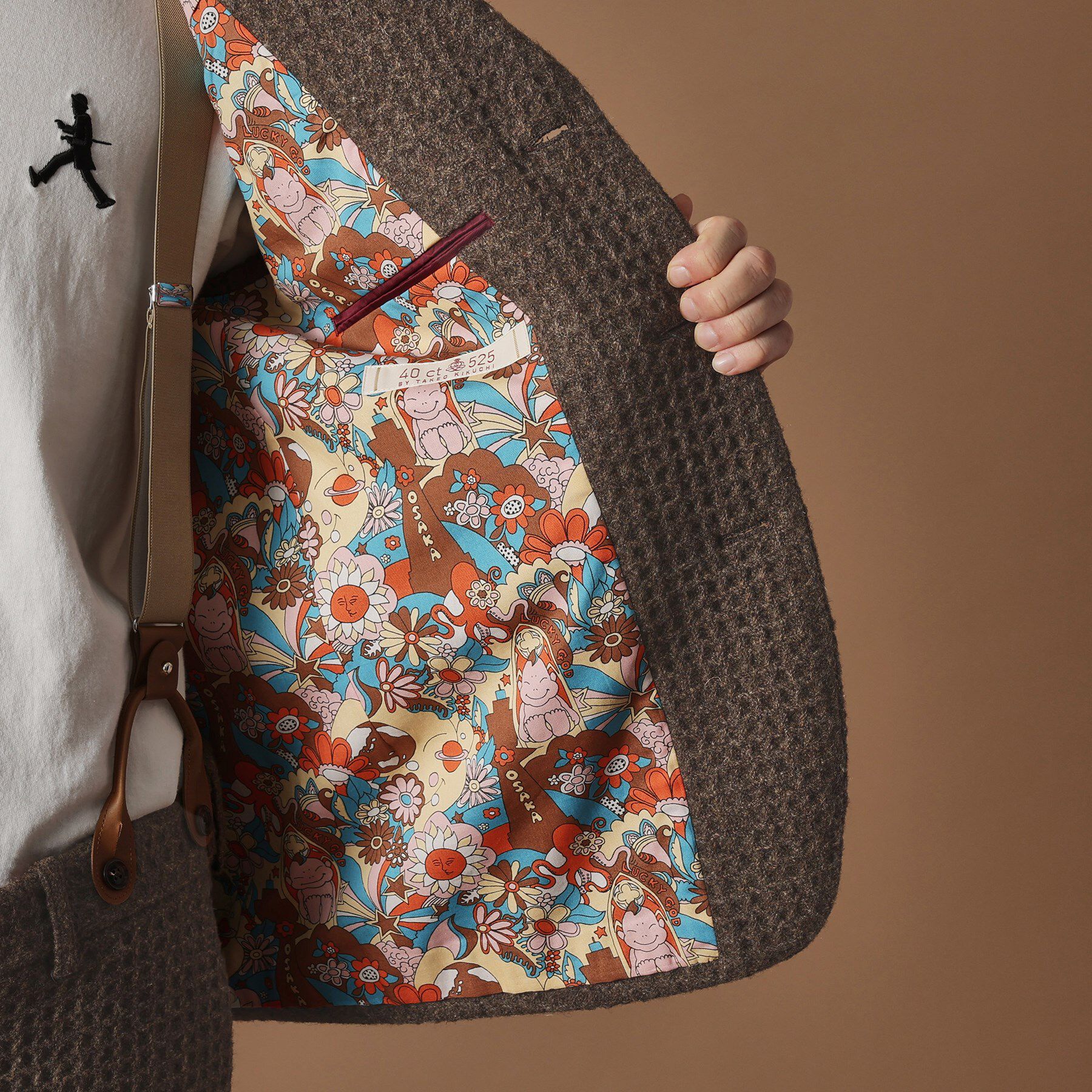 40CARATS&525「【Sサイズ～】ウール混ワッフルジャケット」|テーラードジャケット|