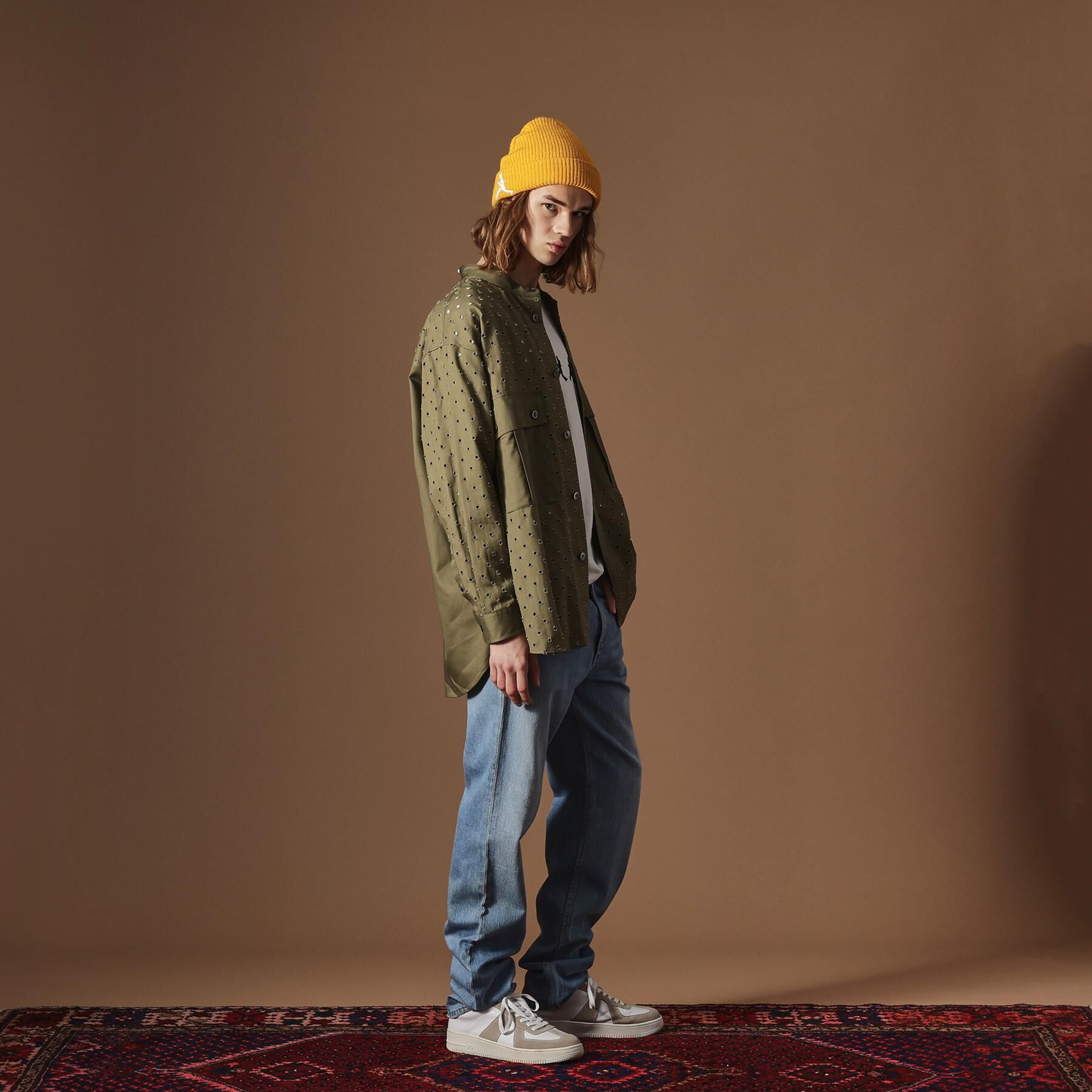 40CARATS&525「ツイルオパールオーバーシャツ」|シャツ・ブラウス|