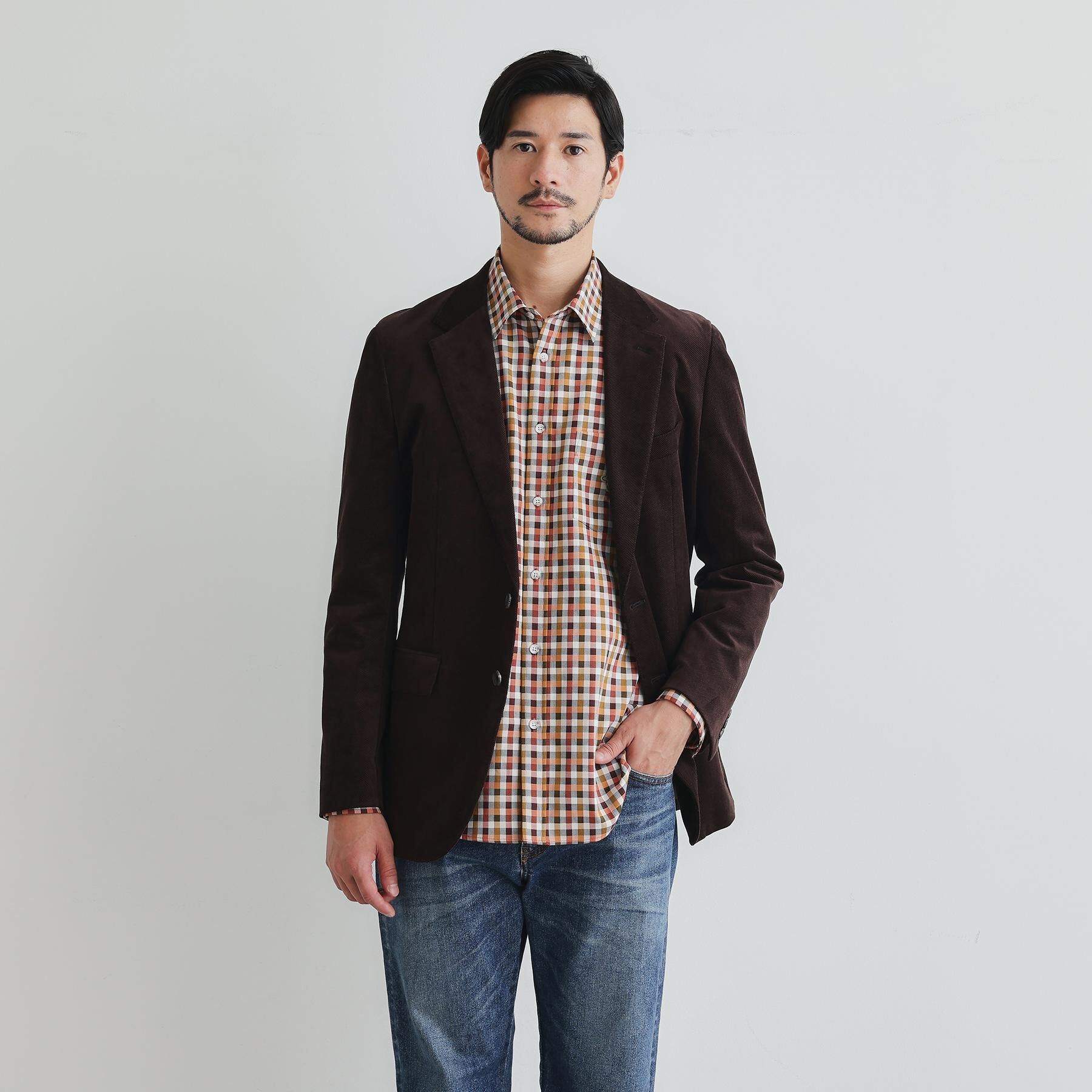 TAKEO KIKUCHI「【Sサイズ～】ストレッチコーデュロイ ジャケット」|テーラードジャケット|