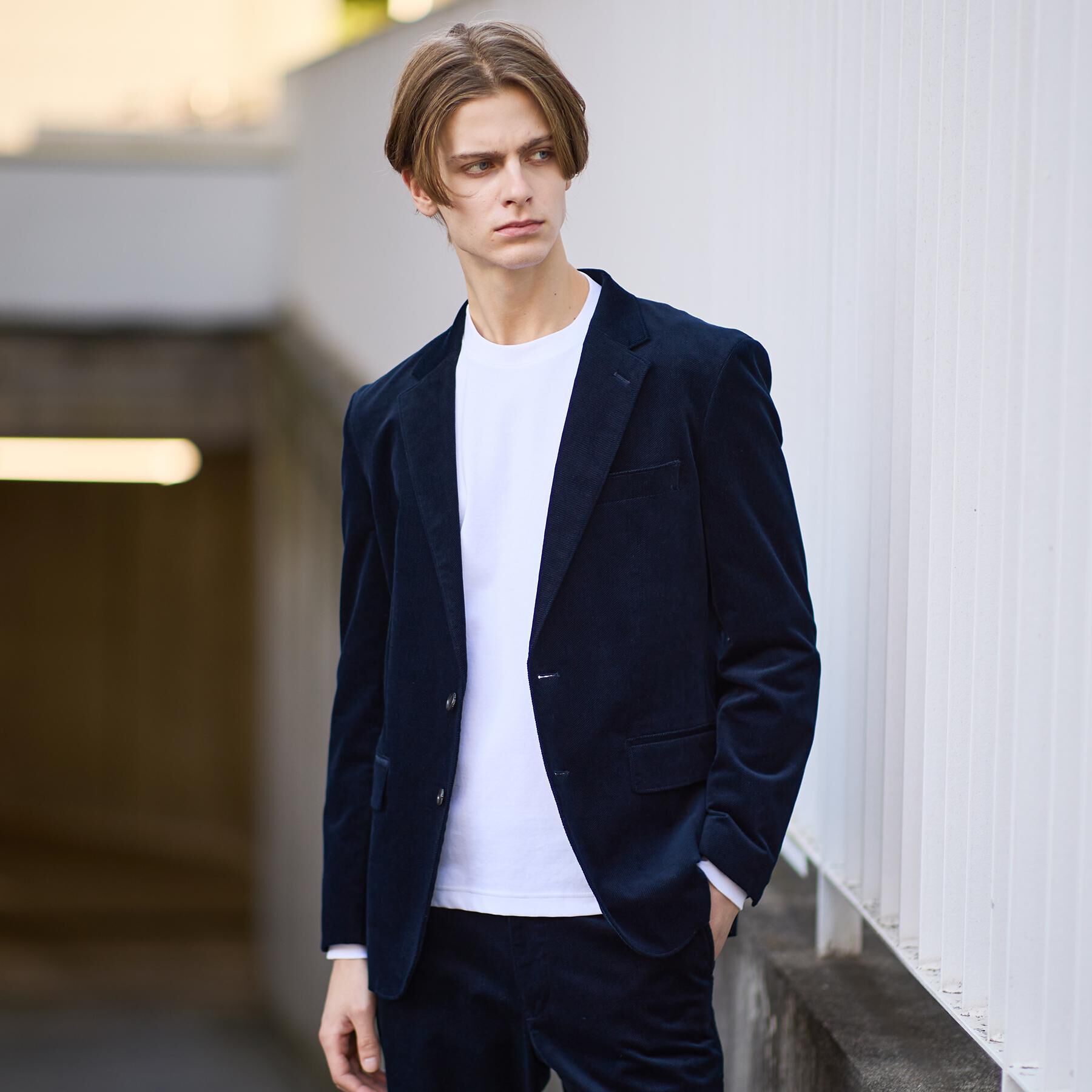 TAKEO KIKUCHI「【Sサイズ～】ストレッチコーデュロイ ジャケット」|テーラードジャケット|ネイビー(094)