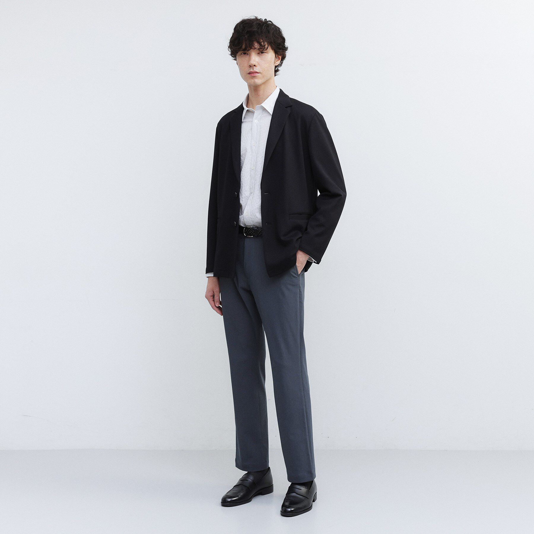 TAKEO KIKUCHI「【JUST ONE LAYER】ダウンファブリック テーラード ジャケット」|テーラードジャケット|