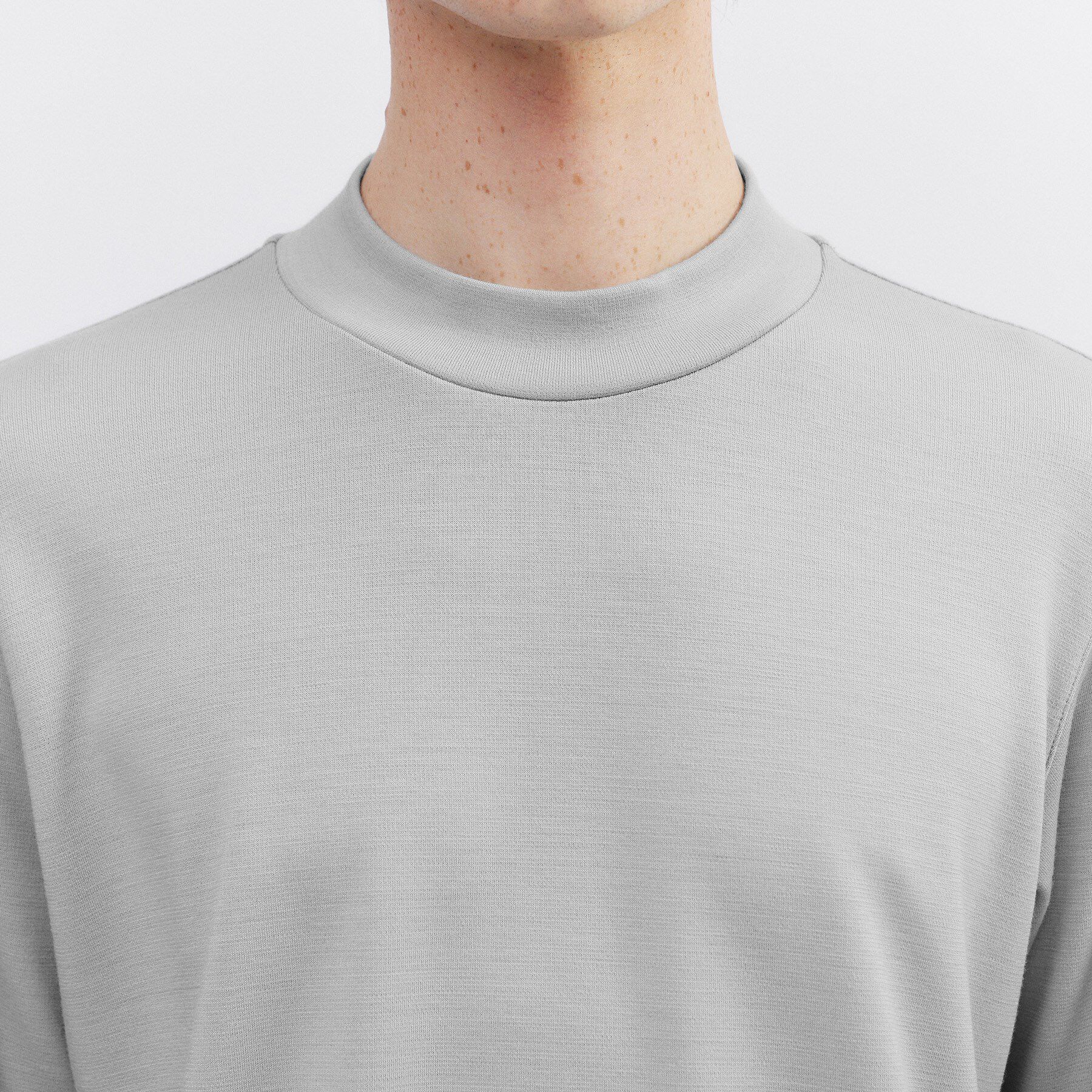 TAKEO KIKUCHI「ウール混 モックネック プルオーバー」|Tシャツ・カットソー|