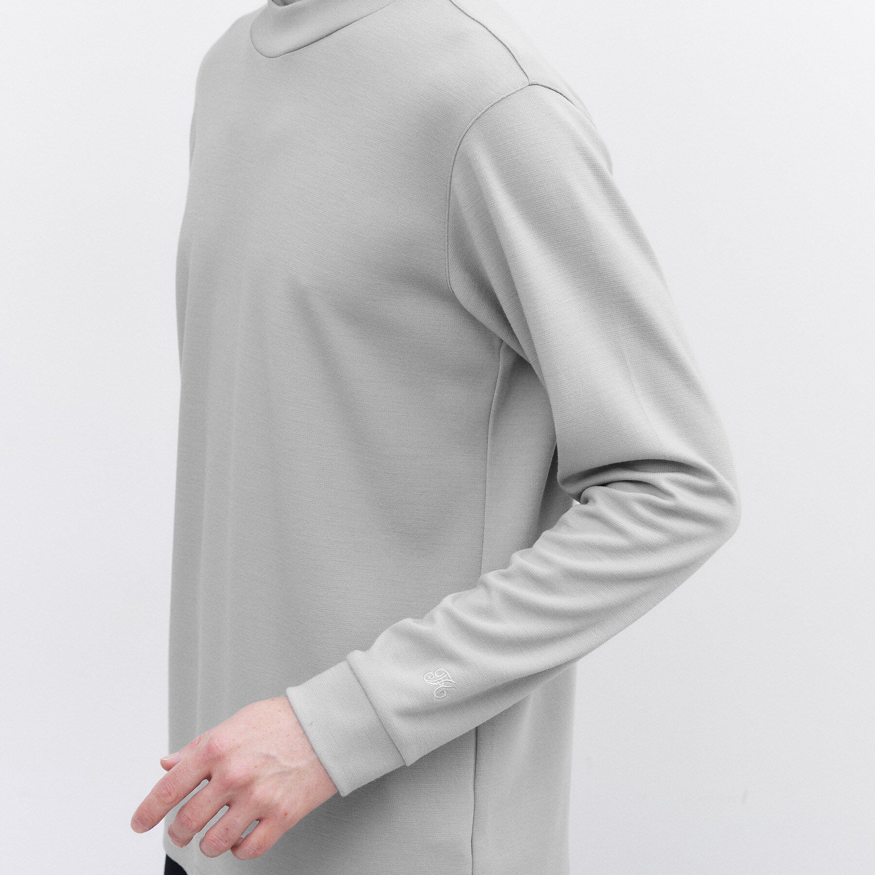 TAKEO KIKUCHI「ウール混 モックネック プルオーバー」|Tシャツ・カットソー|