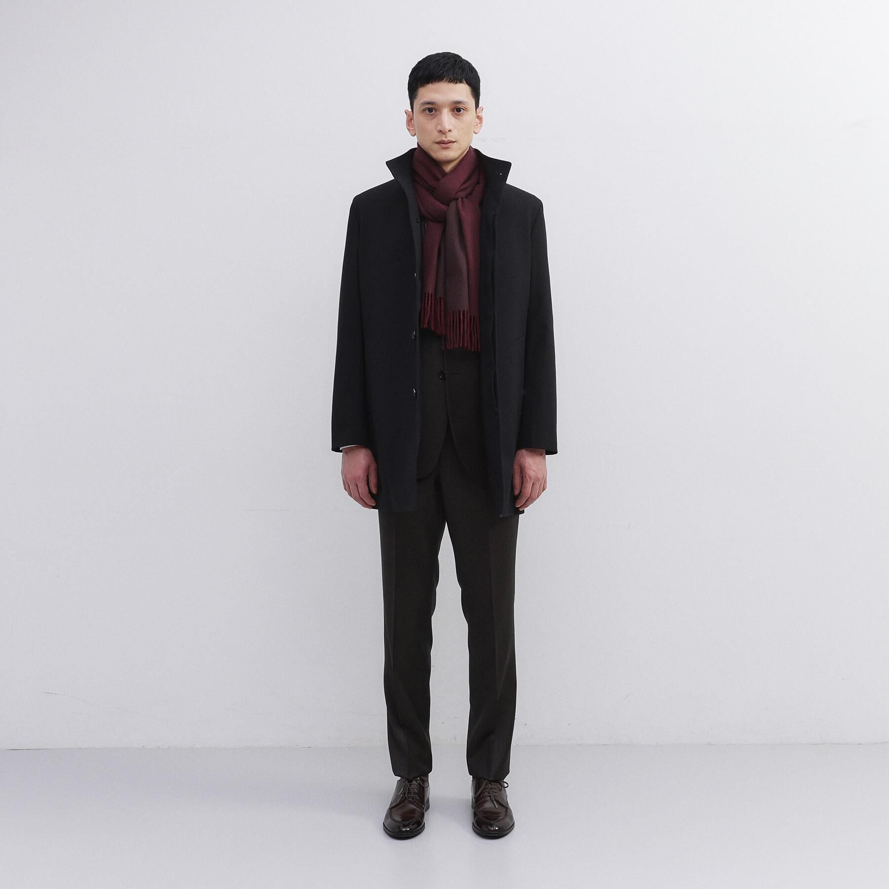 TAKEO KIKUCHI「【洗えるベビーカシミヤ】 ベビーカシミヤ無地マフラー」|ストール|