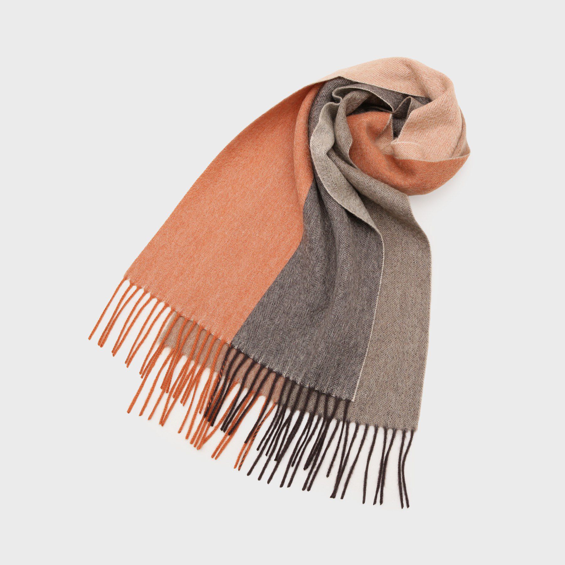 TAKEO KIKUCHI「【洗えるカシミヤ】ピュアカシミヤ 4面パネルマフラー」|ストール|