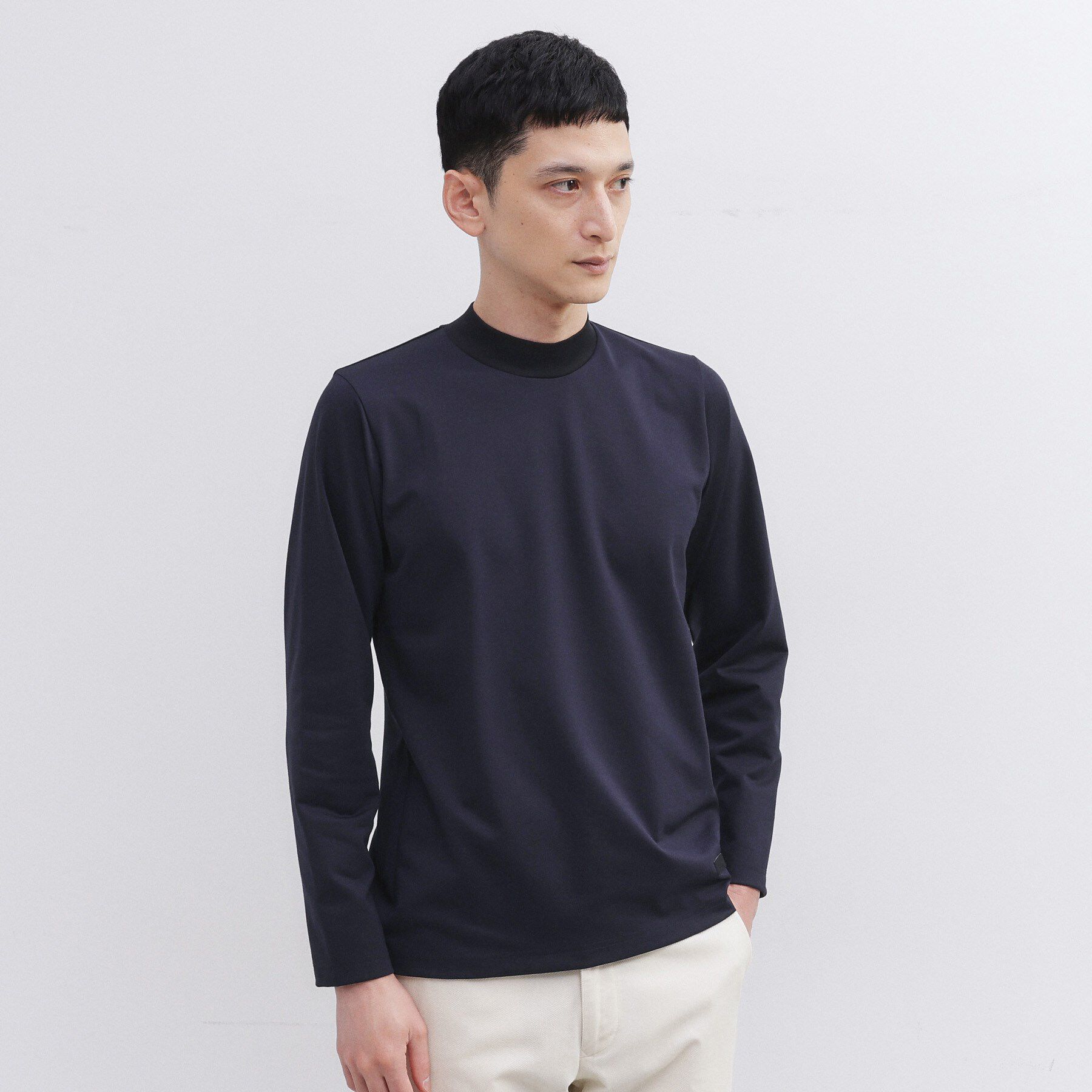 TAKEO KIKUCHI「ハイゲージ モクロディ モックネック」|Tシャツ・カットソー|