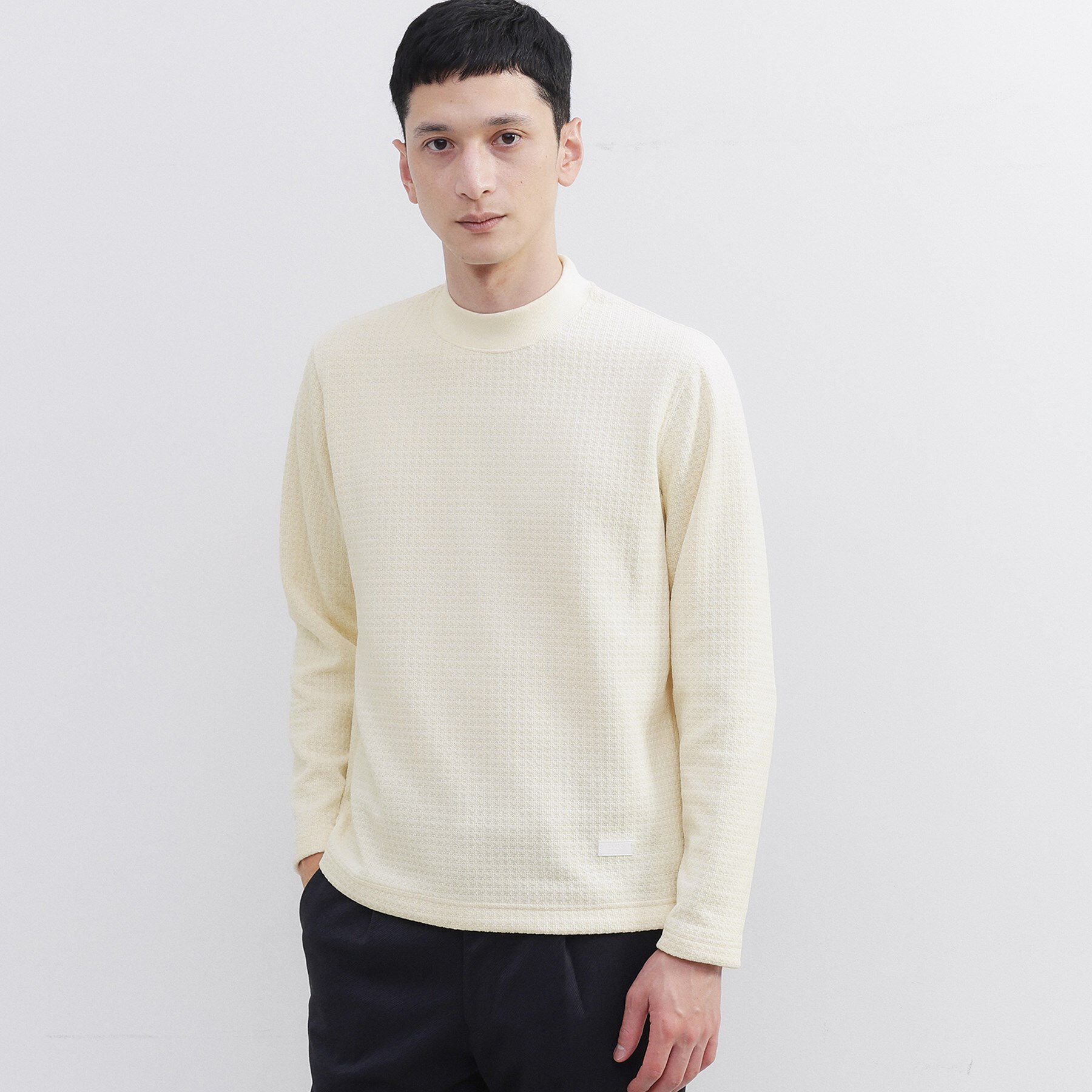 TAKEO KIKUCHI「モールクオーターモックネック」|Tシャツ・カットソー|