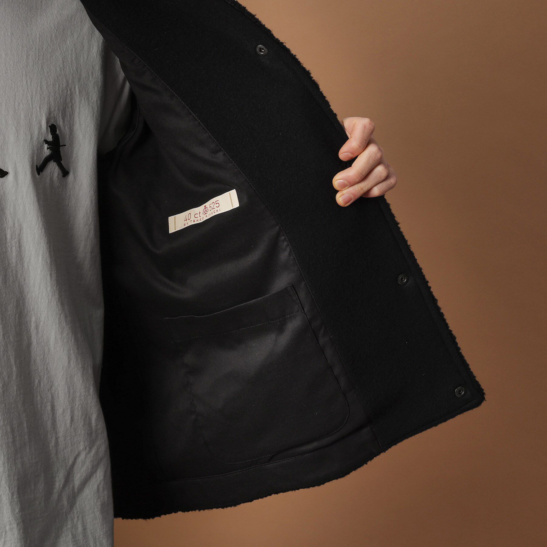 40CARATS&525「2重織りモッサボアパイル コンビブルゾン」|ブルゾン・スタジャン|