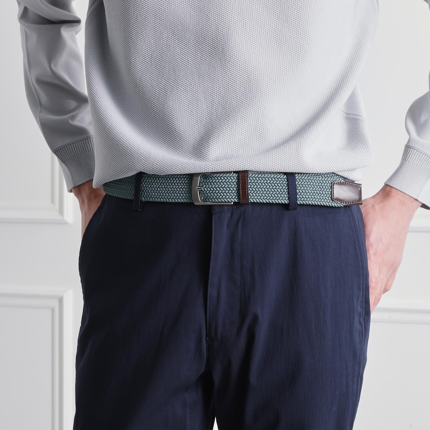 TAKEO KIKUCHI「【Made in JAPAN】ドモドソーラ ゴムメッシュベルト」|ベルト|