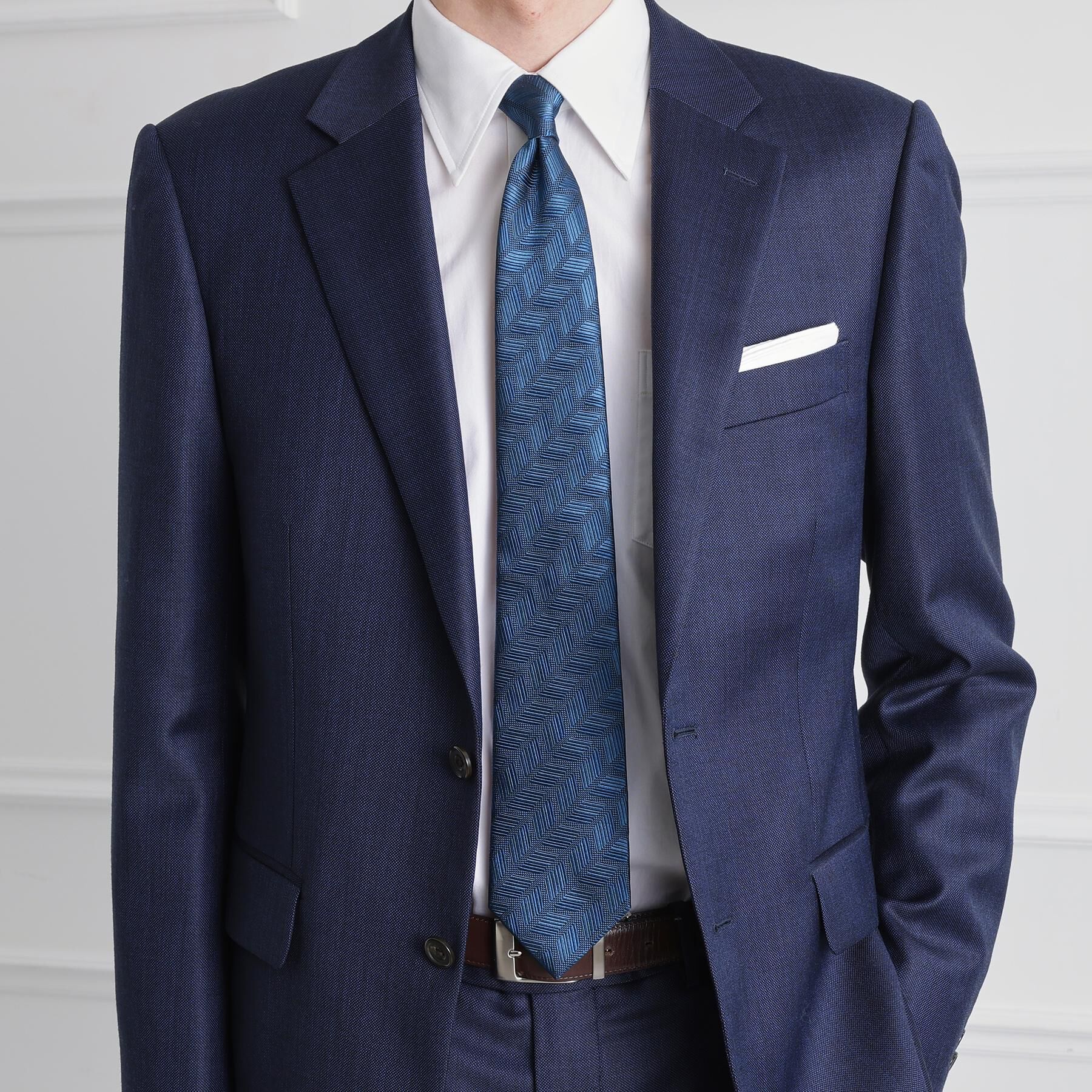 TAKEO KIKUCHI「【縁起の良いネクタイ】PNJ矢羽根ストライプネクタイ」|ネクタイ・蝶ネクタイ|