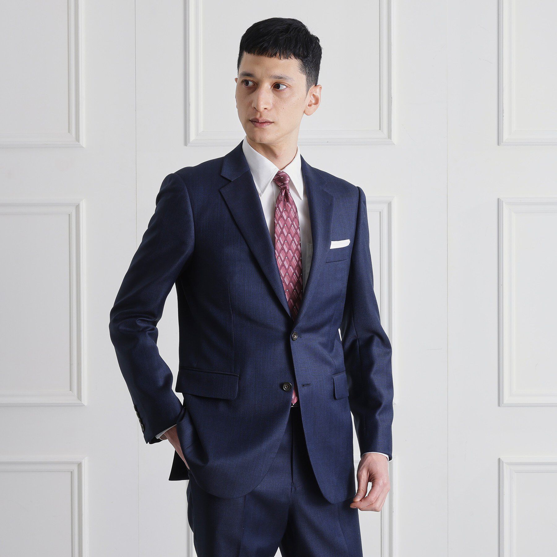 TAKEO KIKUCHI「【縁起の良いネクタイ】PNJ 菱紋ネクタイ」|ネクタイ・蝶ネクタイ|