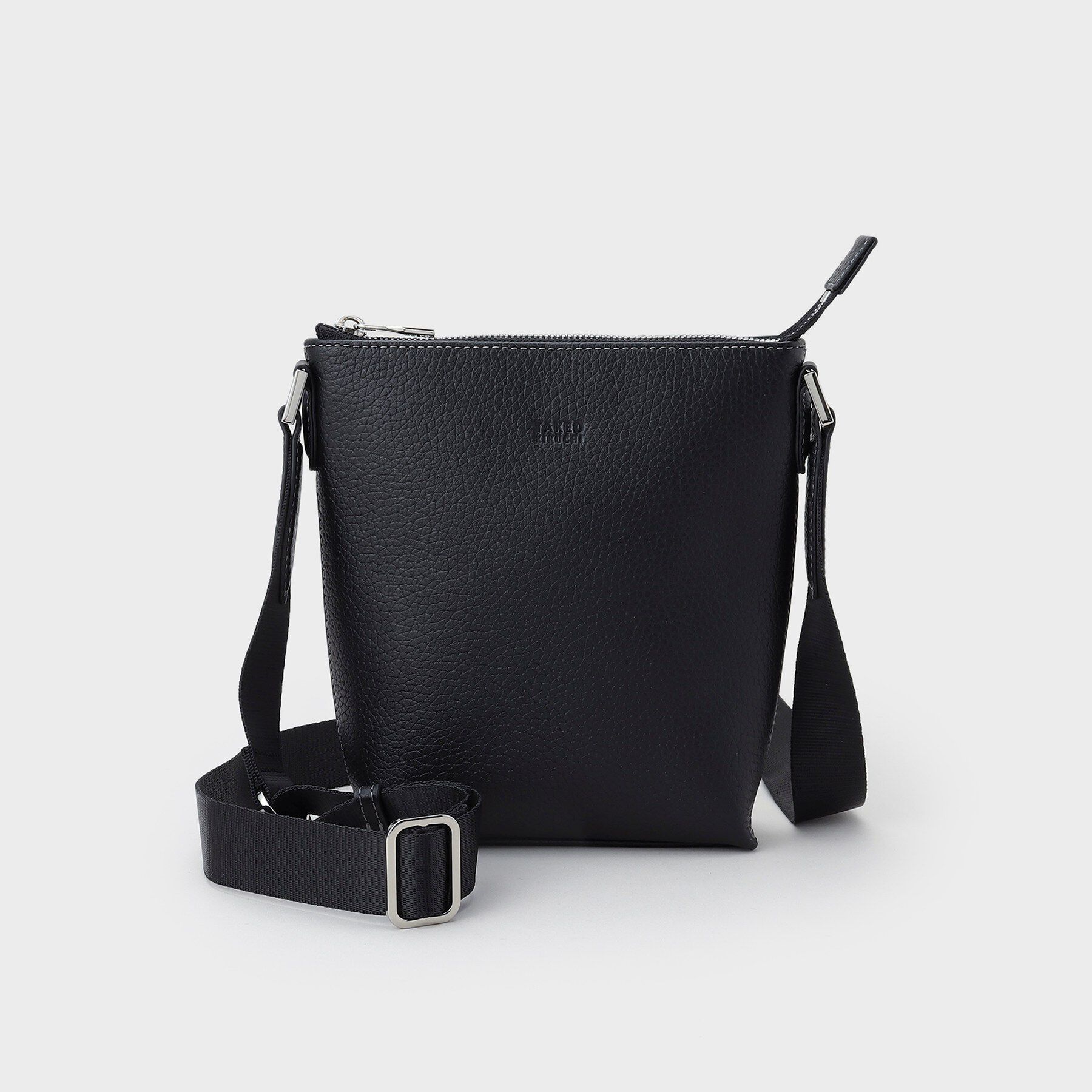 TAKEO KIKUCHI「フレンチシュリンクレザーミニショルダー」|ショルダー・メッセンジャー|ブラック(019)