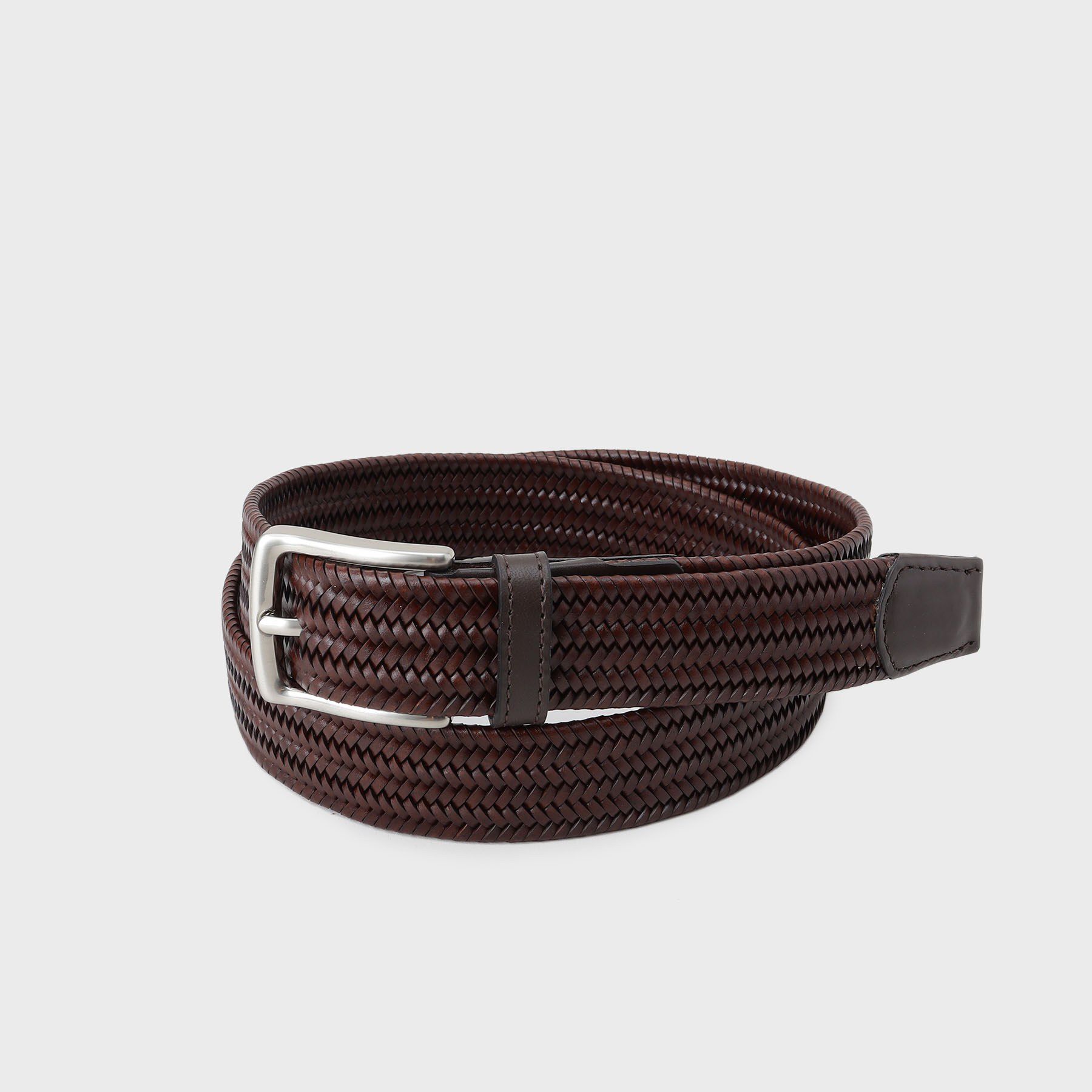 TAKEO KIKUCHI「ドモドソーラレザーメッシュベルト」|ベルト|モカブラウン(042