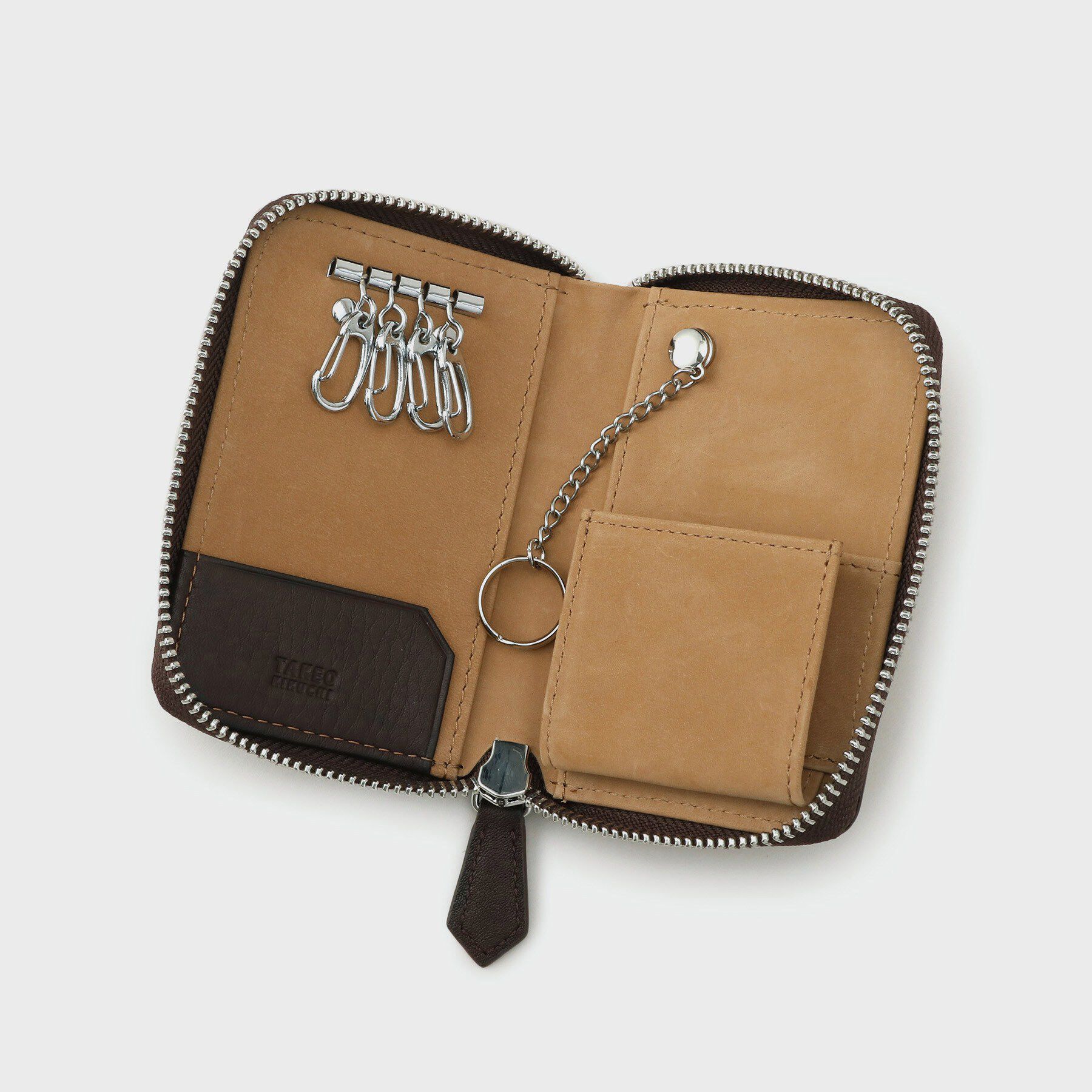 TAKEO KIKUCHI「【姫路レザー】ソフトタッチキップ マルチキーケース」|キーケース|