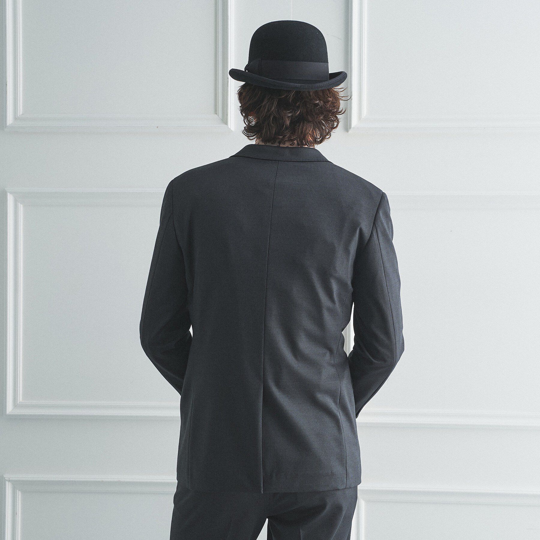 TAKEO KIKUCHI「【BOWLER HAT LABEL】ピンヘッドジャージ ジャケット」|テーラードジャケット|