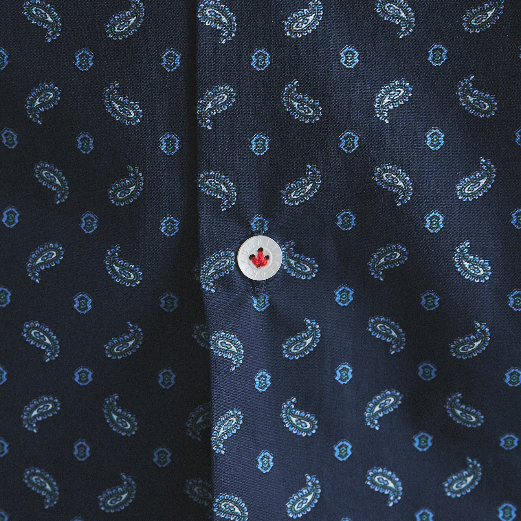 TAKEO KIKUCHI「【BOWLER HAT LABEL】小紋ペイズリープリント 長袖シャツ」|シャツ・ブラウス|