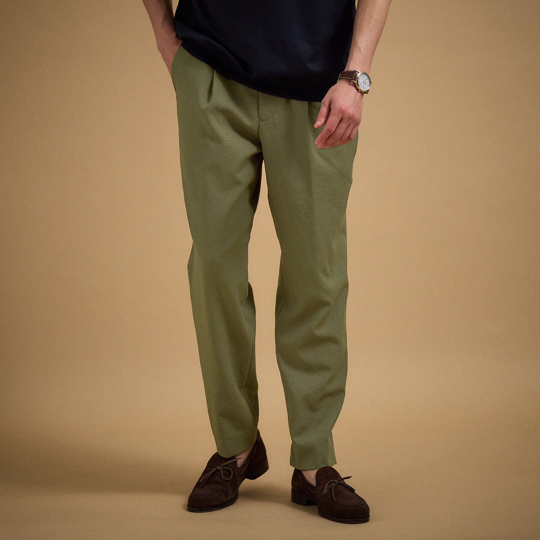 TAKEO KIKUCHI「リネンライクカルゼイージーパンツ」|その他|