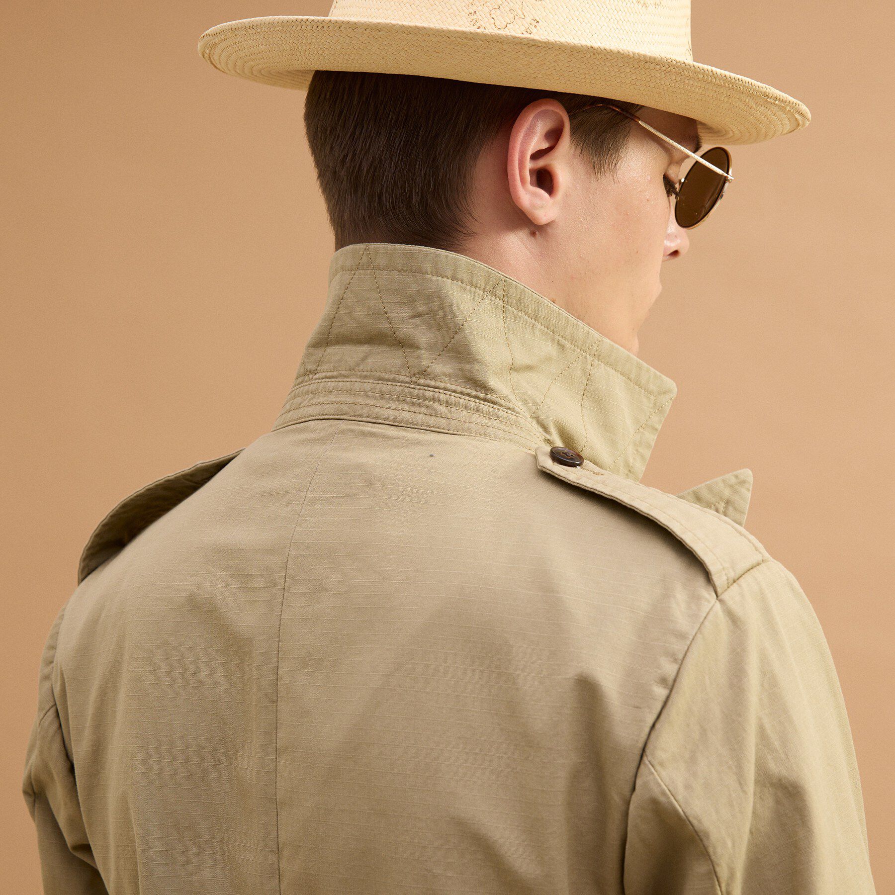 40CARATS&525「ミリタリークロスPコート」|ブルゾン・スタジャン|