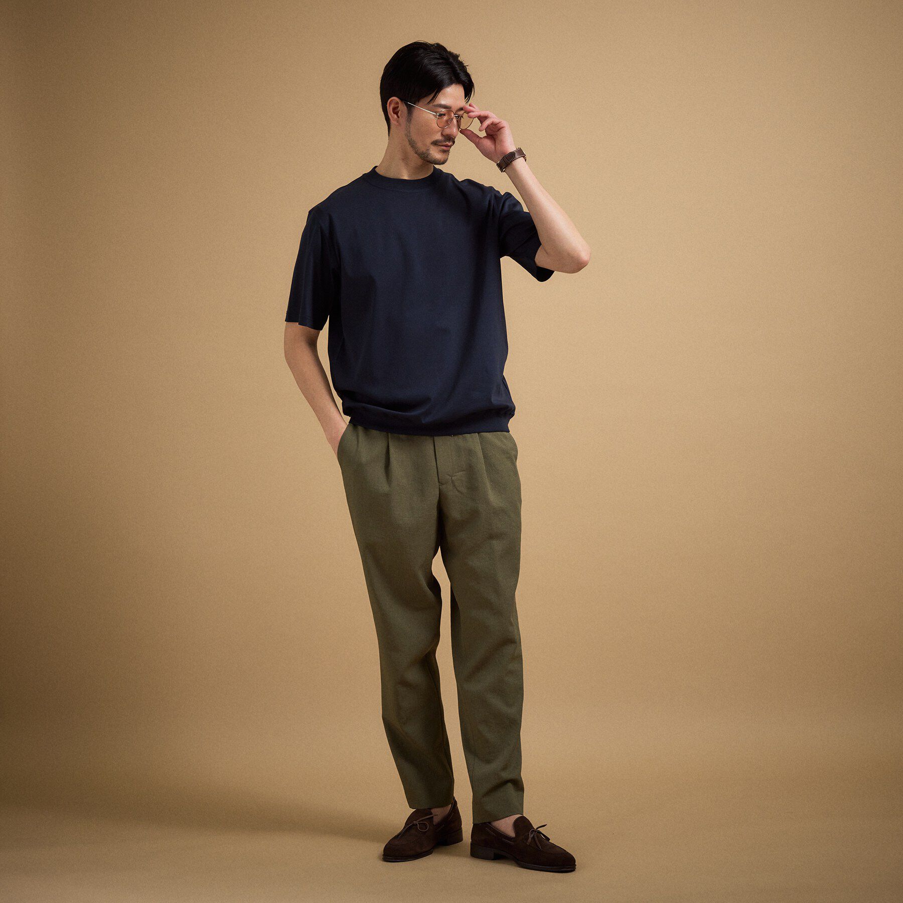 TAKEO KIKUCHI「アイスクリアコットン プルオーバー」|Tシャツ・カットソー|