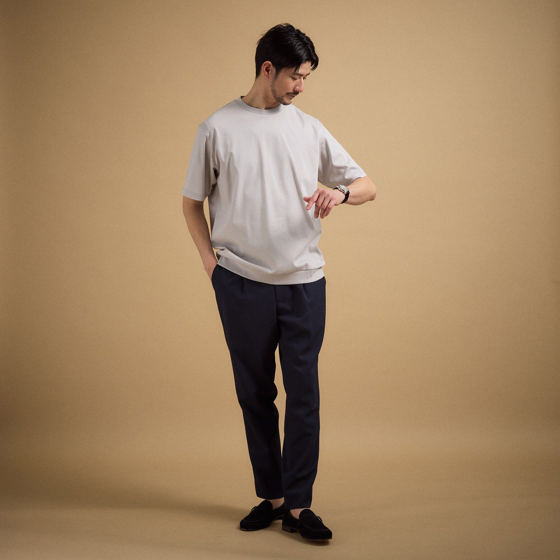 TAKEO KIKUCHI「アイスクリアコットン プルオーバー」|Tシャツ・カットソー|