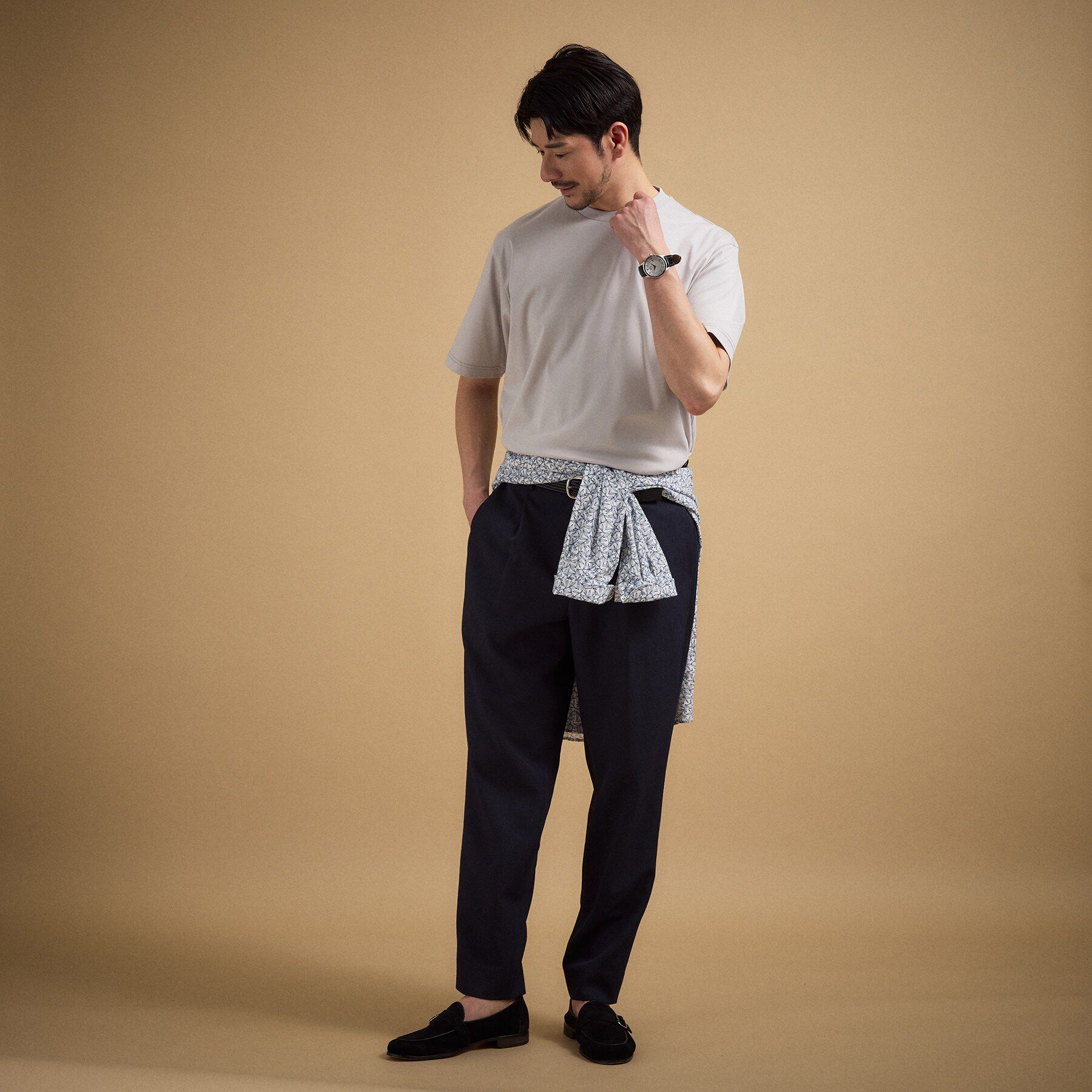 TAKEO KIKUCHI「アイスクリアコットン プルオーバー」|Tシャツ・カットソー|