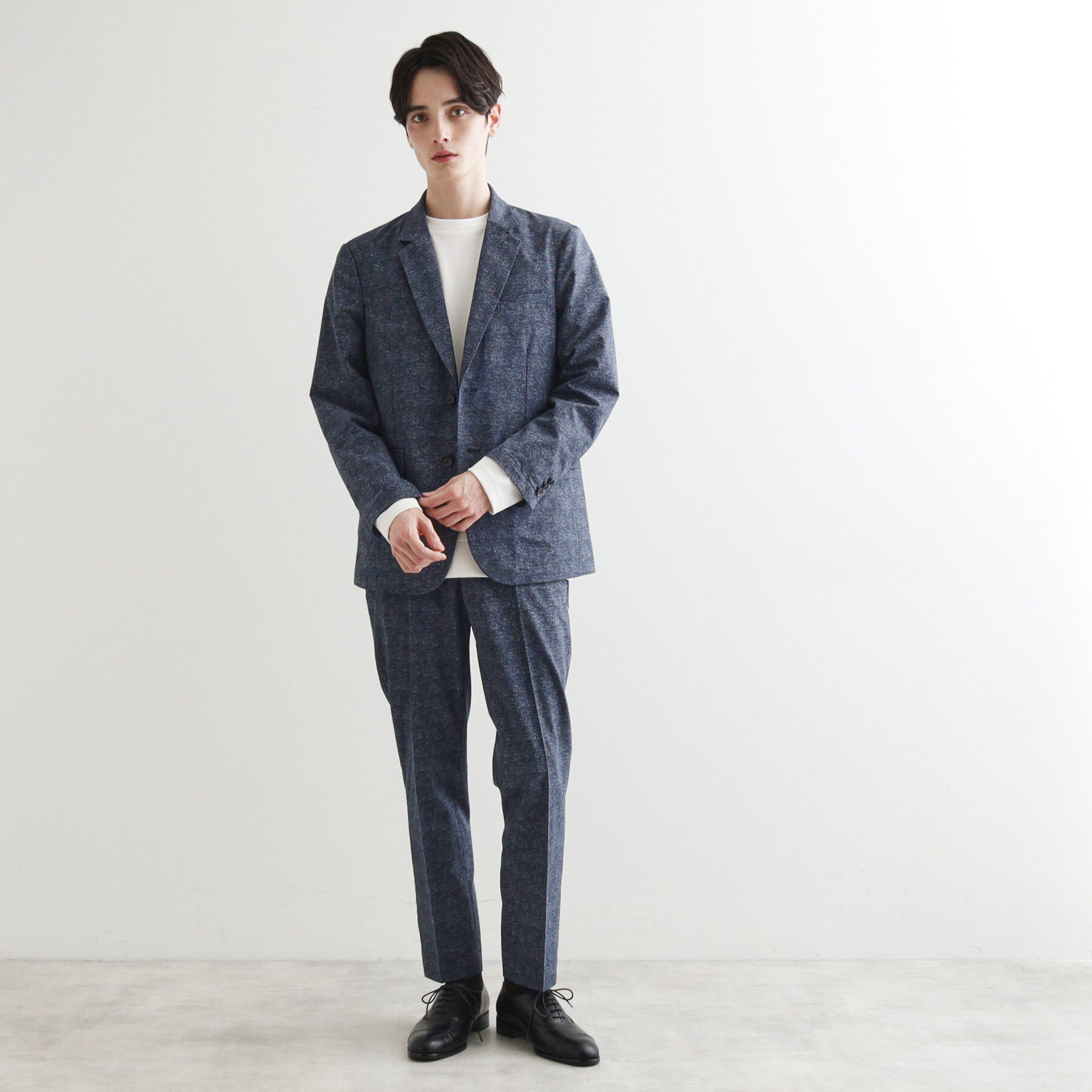 tk.TAKEO KIKUCHI「【洗える／通気性】COOL DOTS(R)テーラードジャケット（セットアップ対応）」|テーラードジャケット|