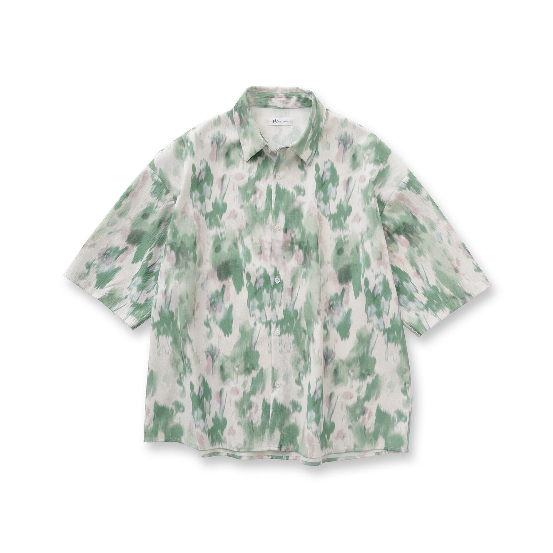 tk.TAKEO KIKUCHI「楊柳ブラープリントシャツ」|シャツ・ブラウス|