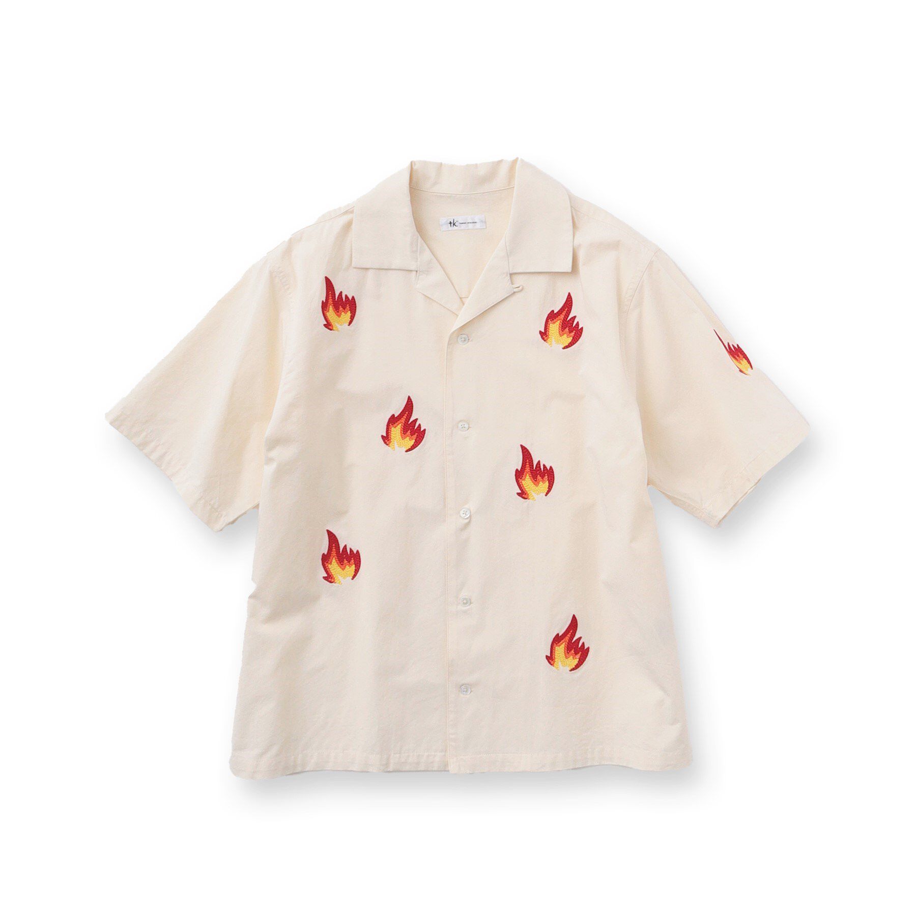 tk.TAKEO KIKUCHI「K&rsquo;PJT by AYUTA 『炎刺繍シャツ』」|シャツ・ブラウス|