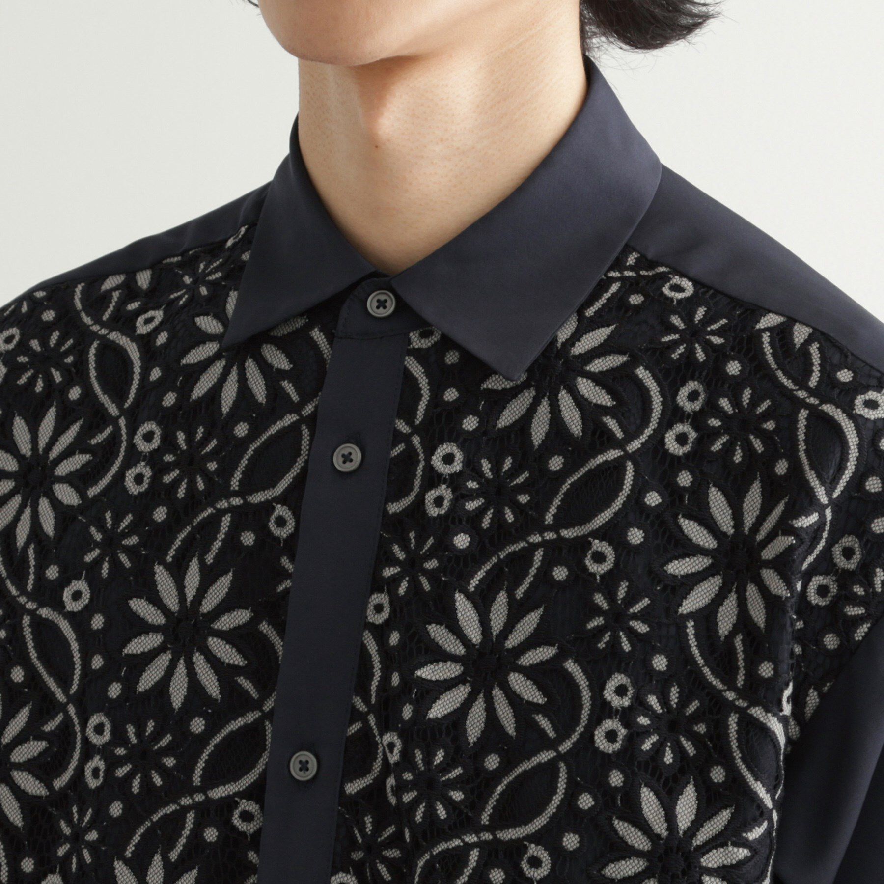 tk.TAKEO KIKUCHI「ボタニカルレースシャツ」|シャツ・ブラウス|