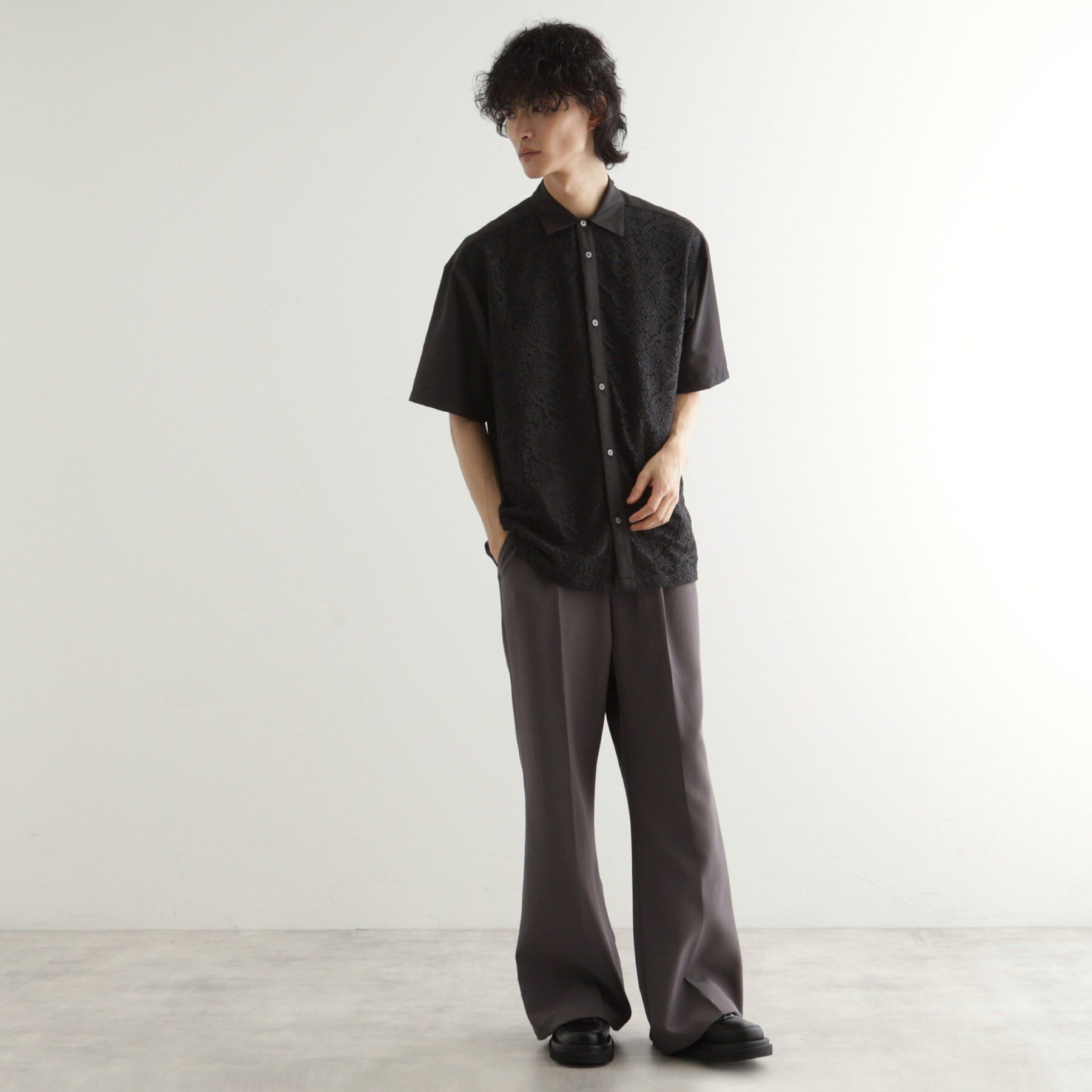 tk.TAKEO KIKUCHI「ボタニカルレースシャツ」|シャツ・ブラウス|