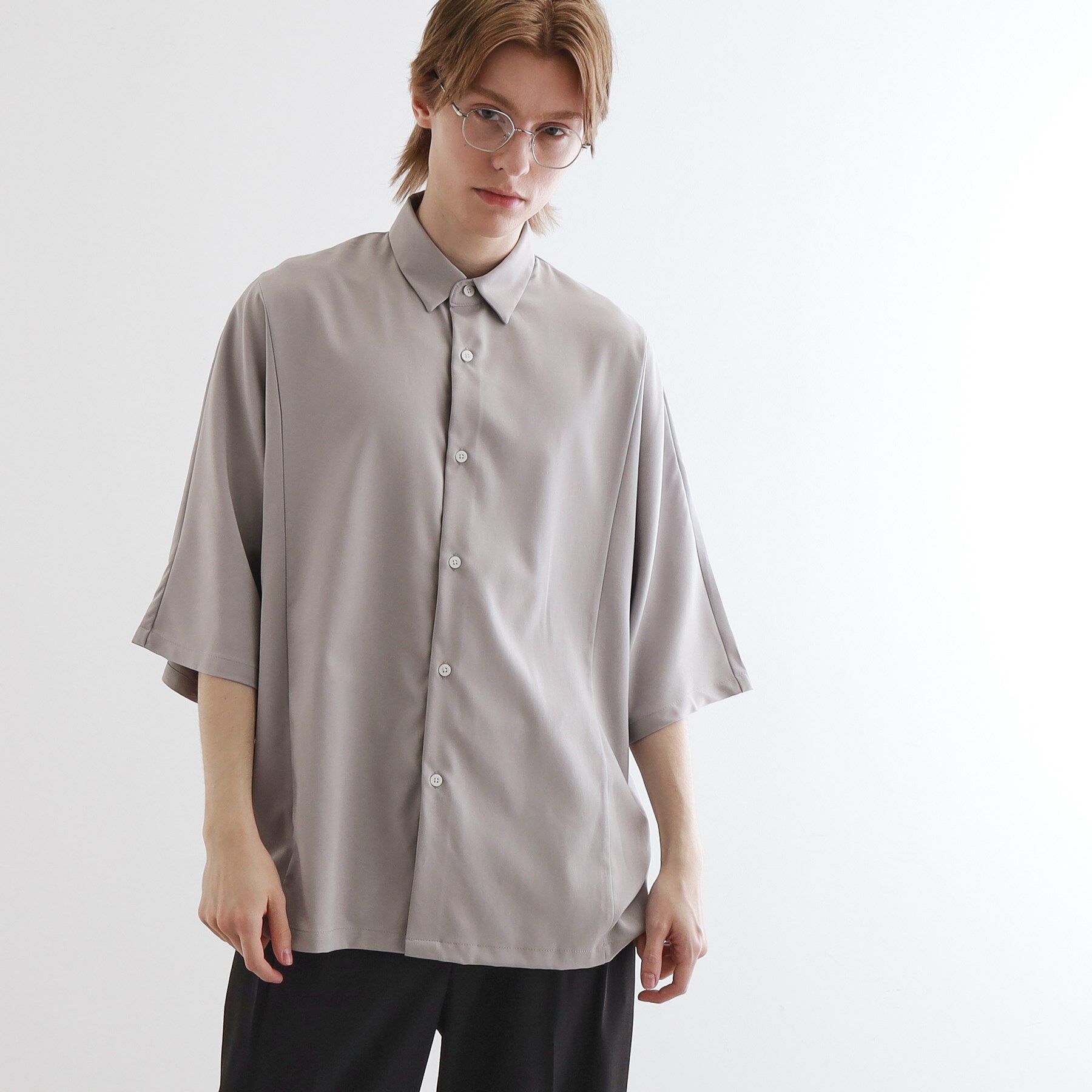 tk.TAKEO KIKUCHI「アソートドルマンシャツ」|シャツ・ブラウス|ライトグレー(011