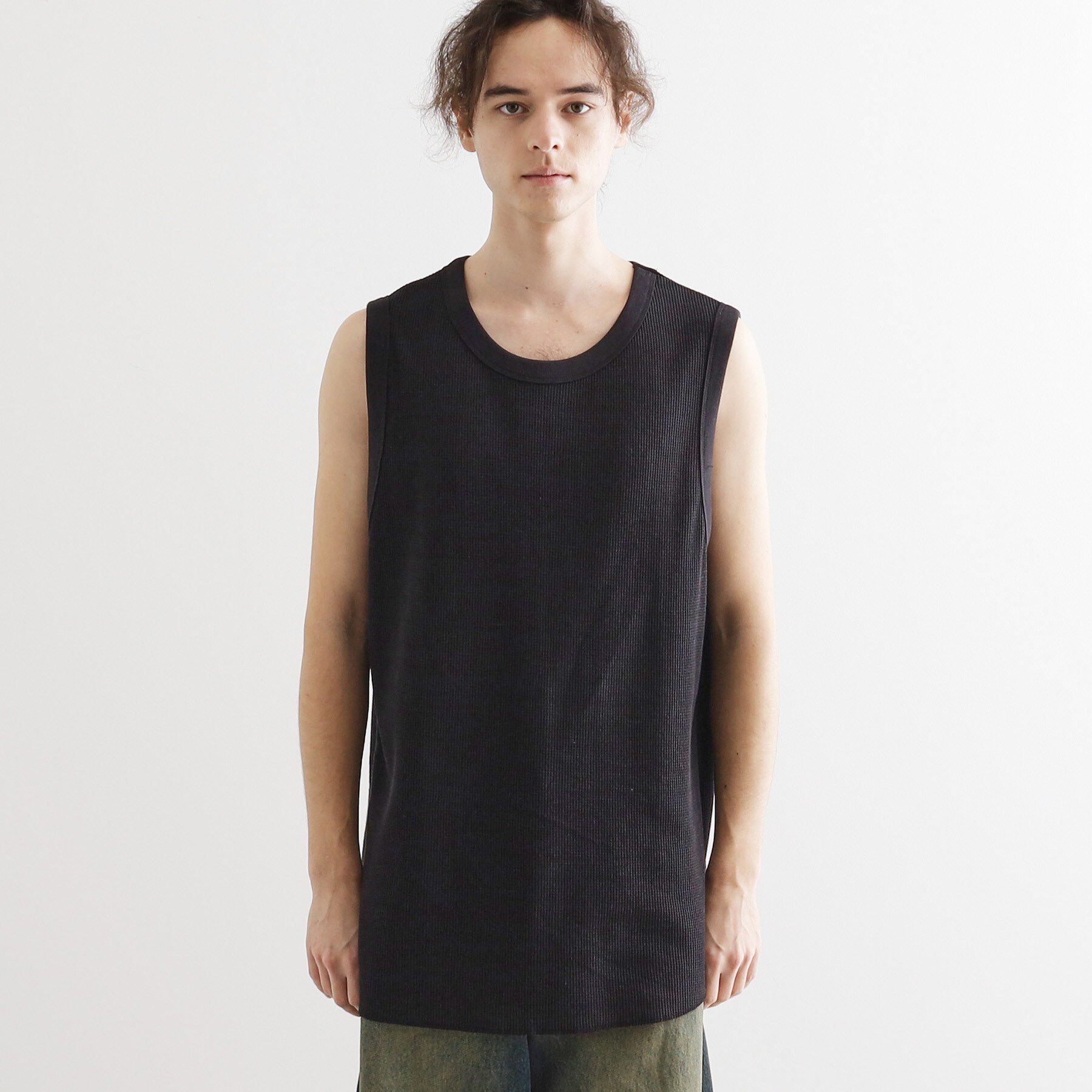 tk.TAKEO KIKUCHI「ワッフルノースリーブタンクトップ」|タンクトップ|