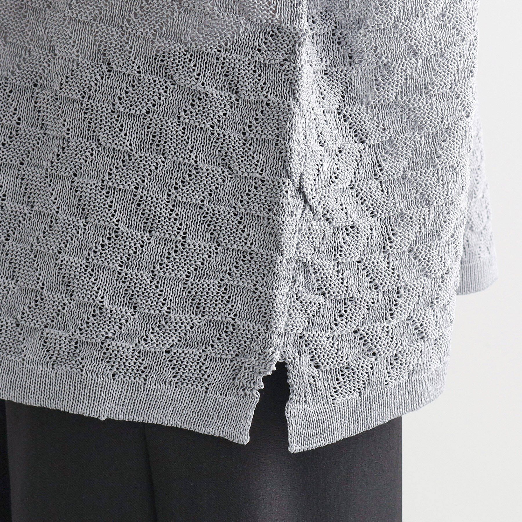 tk.TAKEO KIKUCHI「ニットポロカーディガン」|カーディガン|