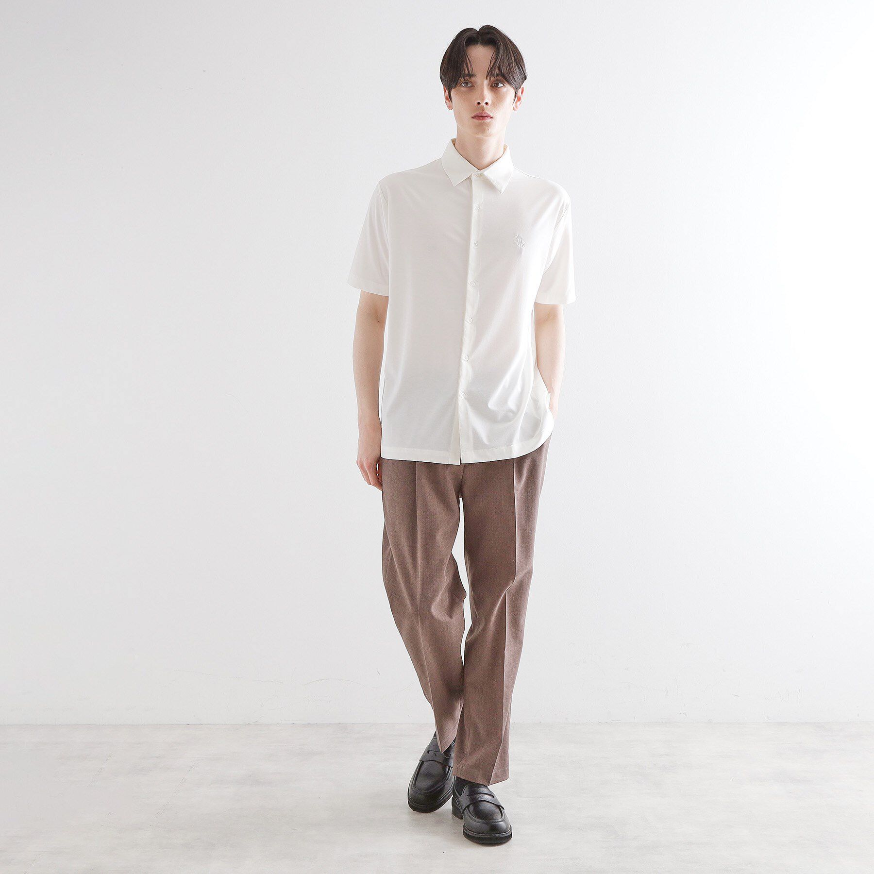 tk.TAKEO KIKUCHI「【マシンウォッシャブル】フロントオープンシャツ」|シャツ・ブラウス|