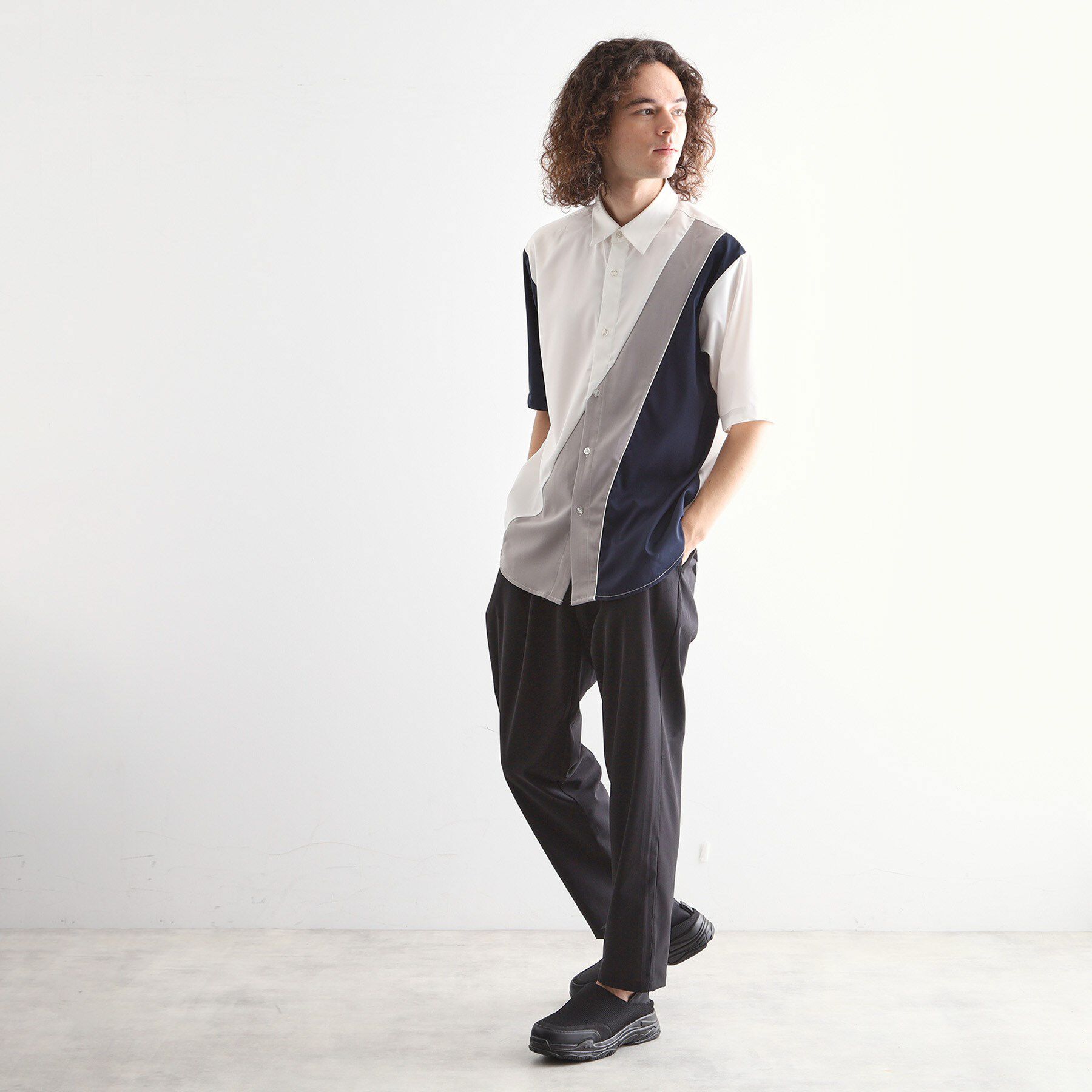 tk.TAKEO KIKUCHI「カーブスイッチシャツ」|シャツ・ブラウス|