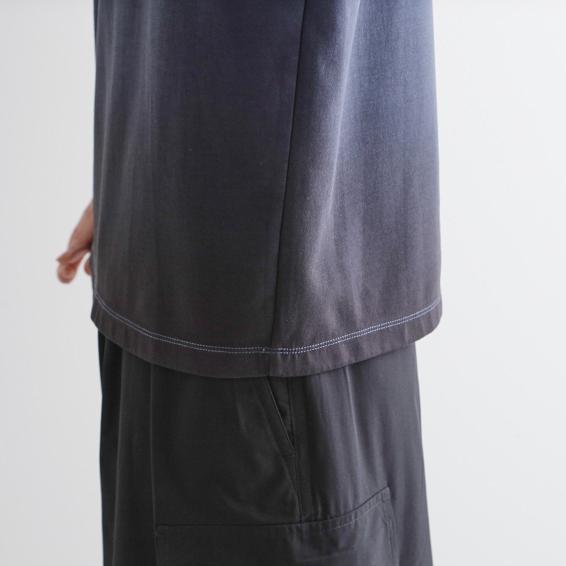 tk.TAKEO KIKUCHI「グラデーションダイ5分袖カットソー」|Tシャツ・カットソー|