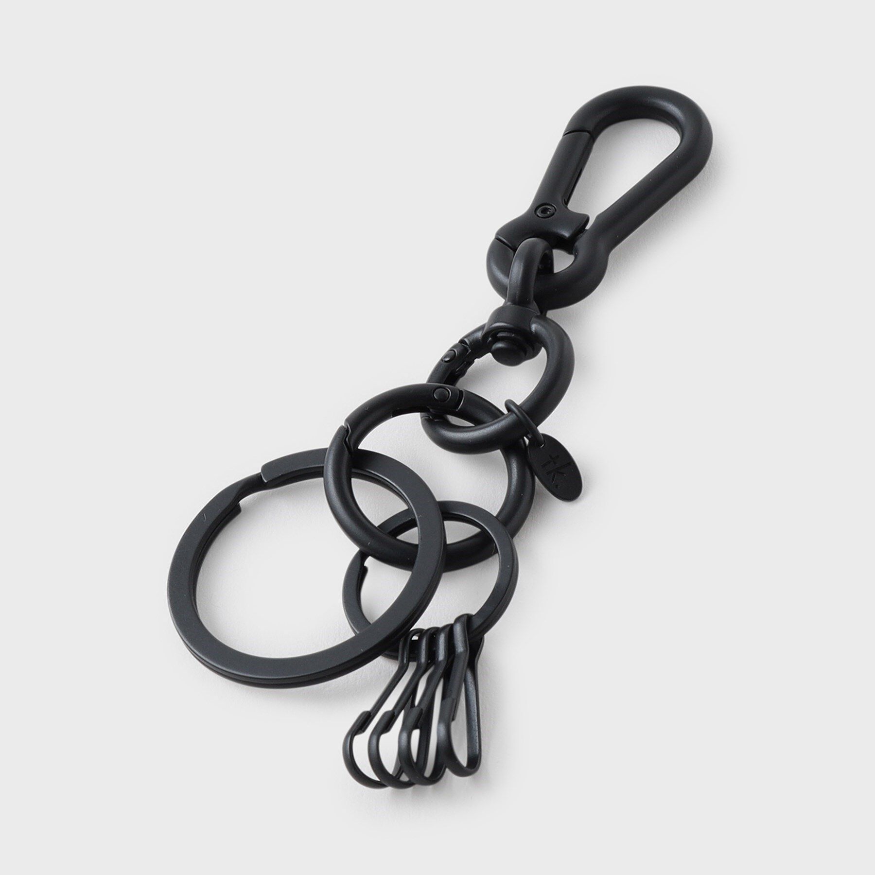 tk.TAKEO KIKUCHI「カラビナキーホルダー」|キーケース|ブラック(119)