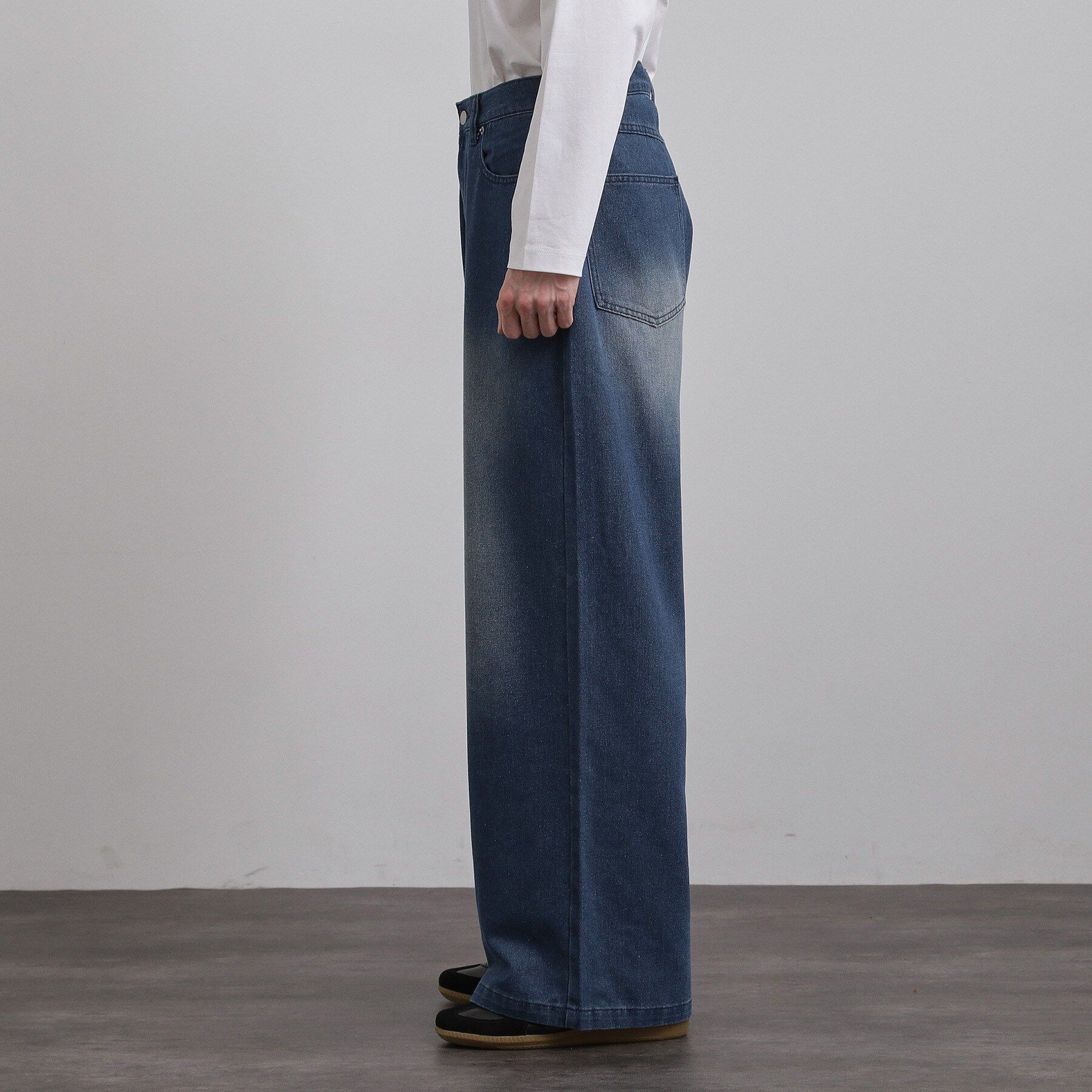 tk.TAKEO KIKUCHI「スーパーワイドバギーデニムパンツ」|デニム|