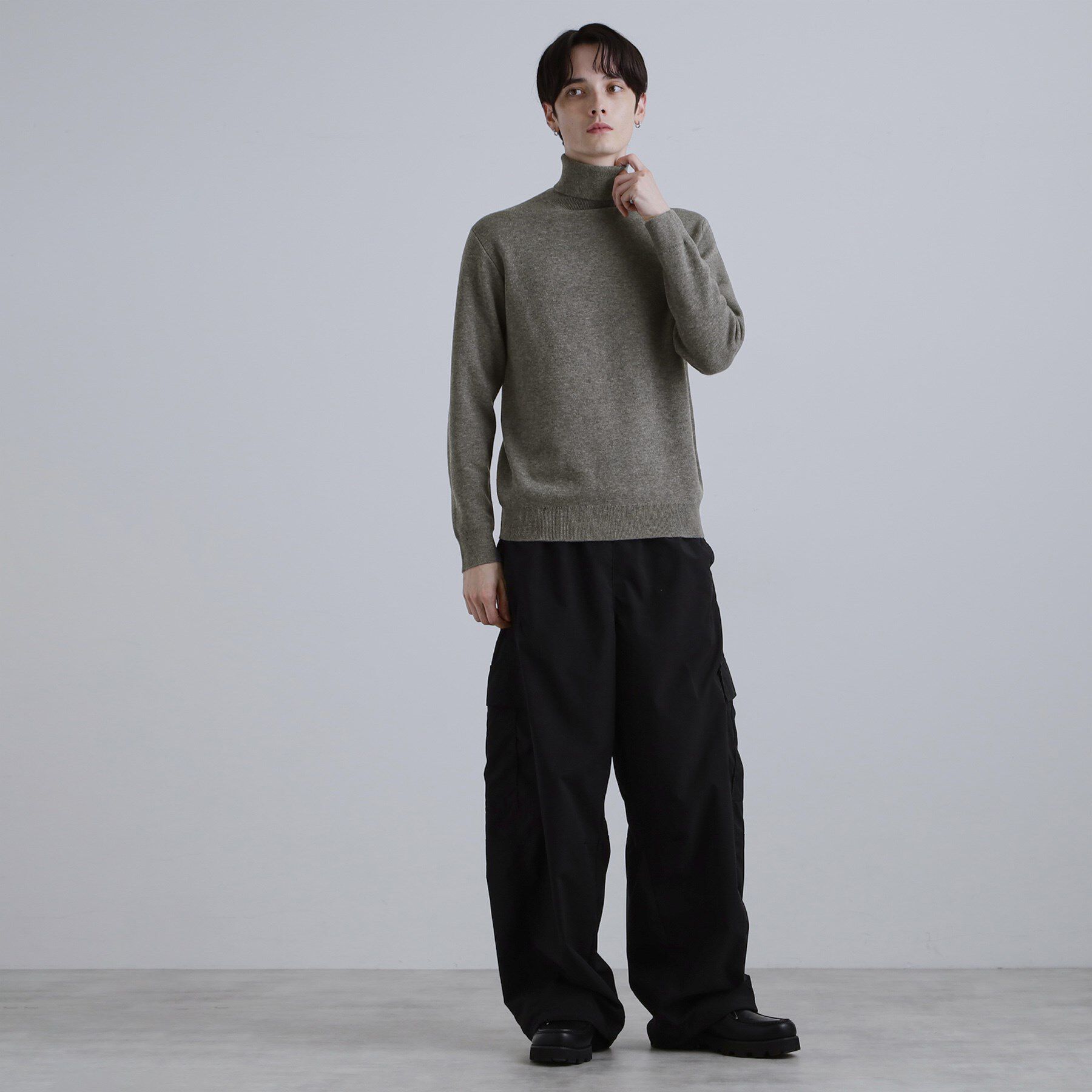 tk.TAKEO KIKUCHI「ミラノリブタートルネックニット」|ニット・セーター|