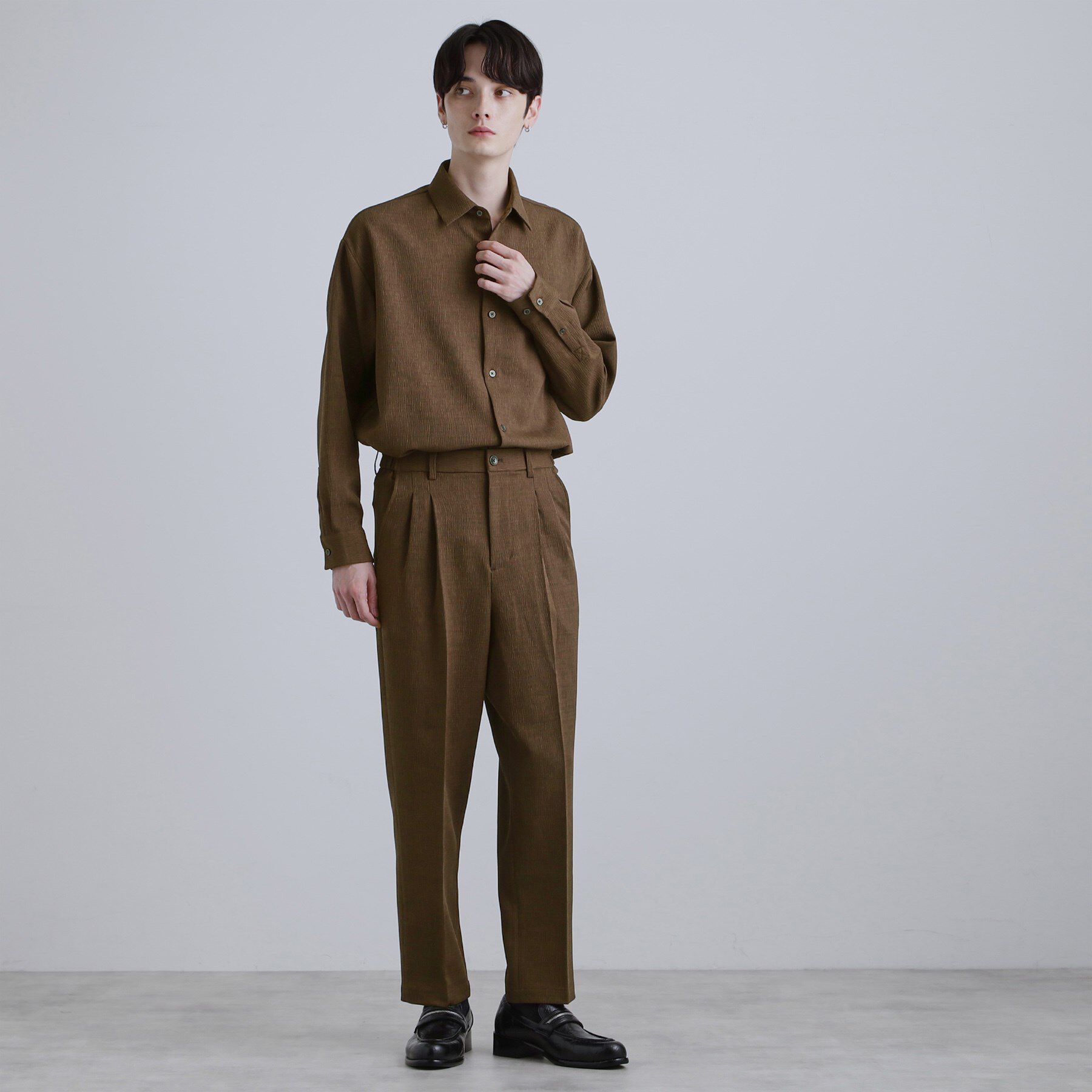 tk.TAKEO KIKUCHI「テッククレープシャツ」|シャツ・ブラウス|