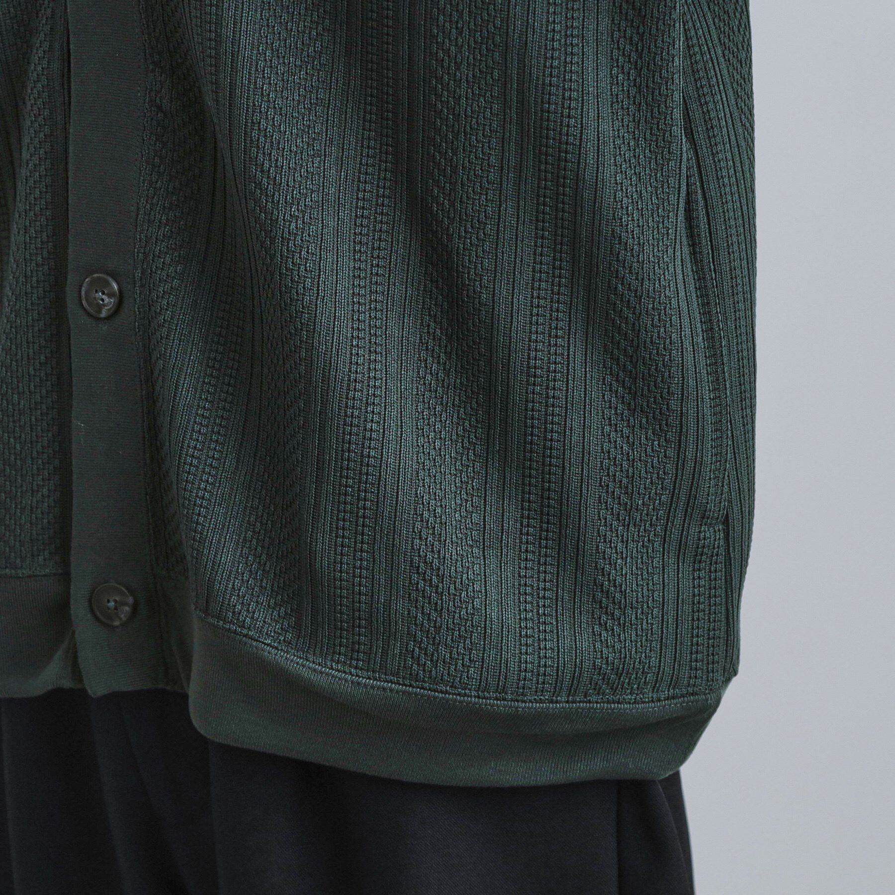 tk.TAKEO KIKUCHI「ニットライクジャカードカーディガン」|カーディガン|