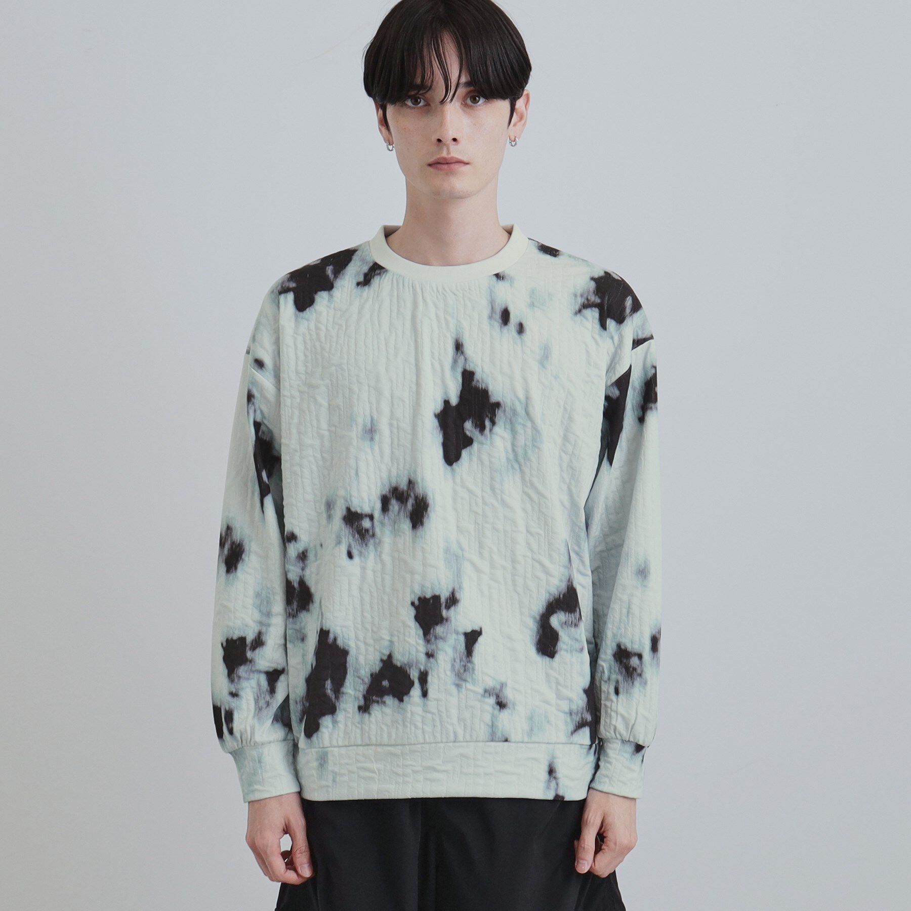 tk.TAKEO KIKUCHI「ブラーアブストカットソー」|Tシャツ・カットソー|