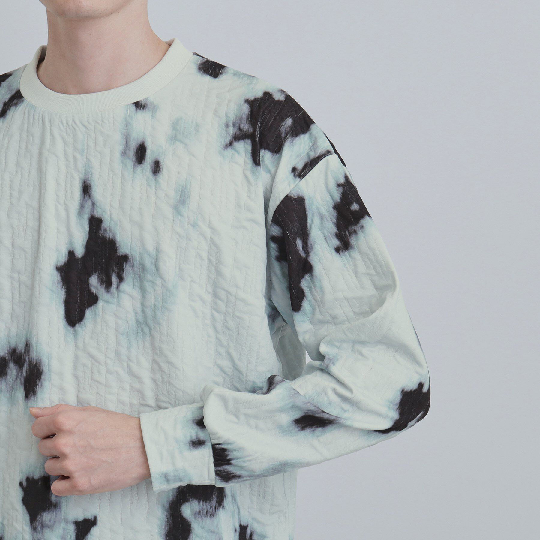 tk.TAKEO KIKUCHI「ブラーアブストカットソー」|Tシャツ・カットソー|