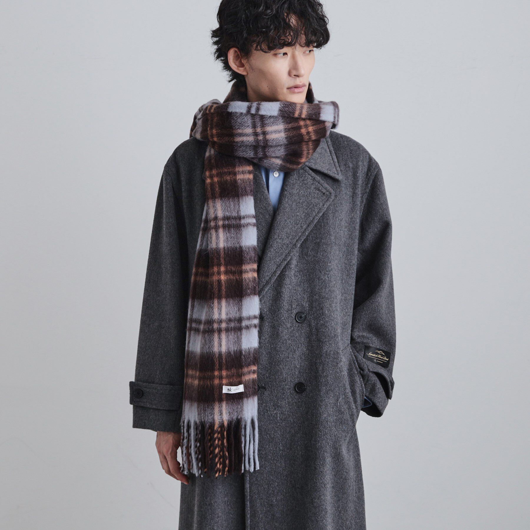 tk.TAKEO KIKUCHI「アソートボリュームシャギーマフラー」|ストール|